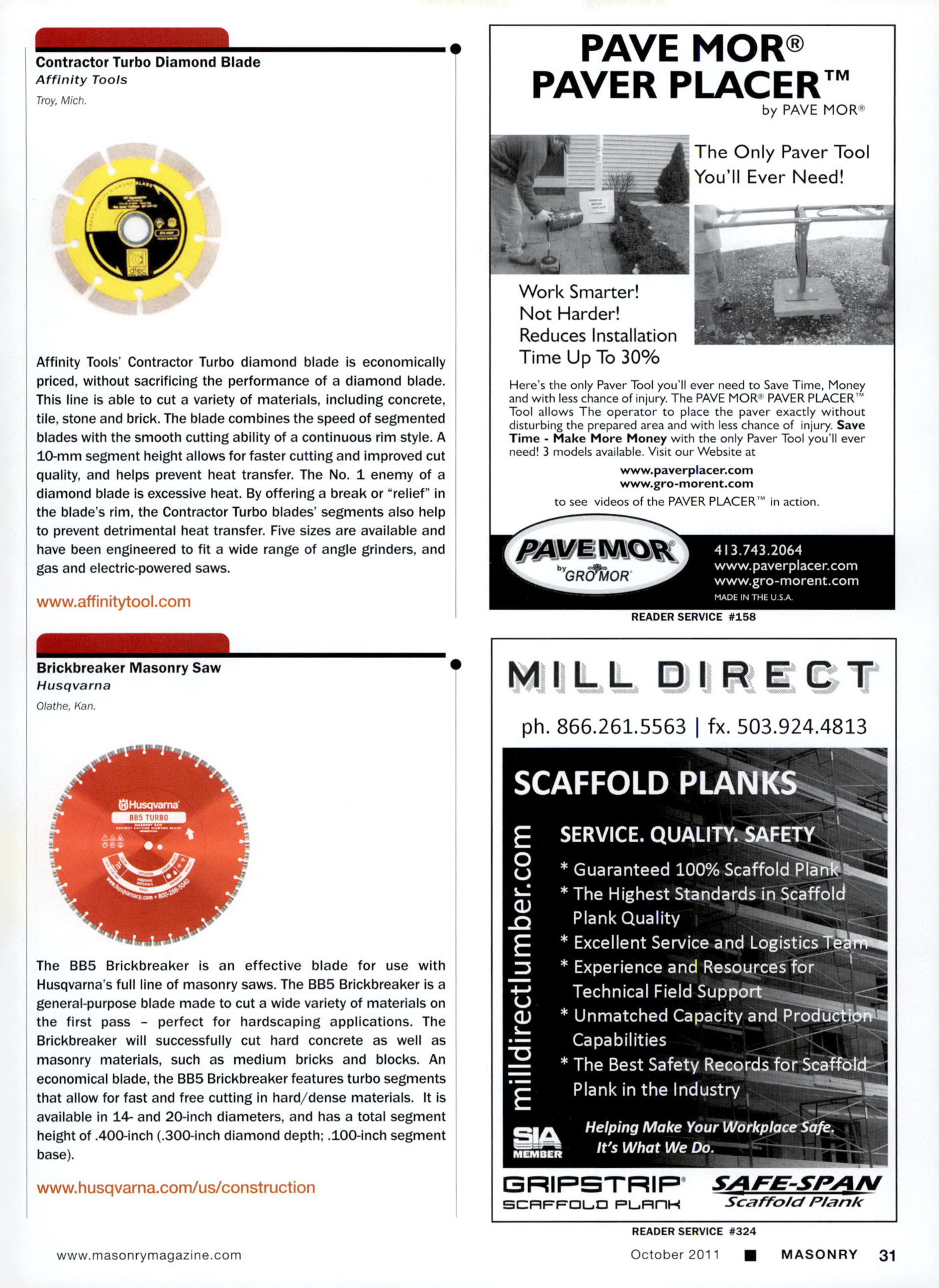 Masonry Magazine October 2011 Page. 33