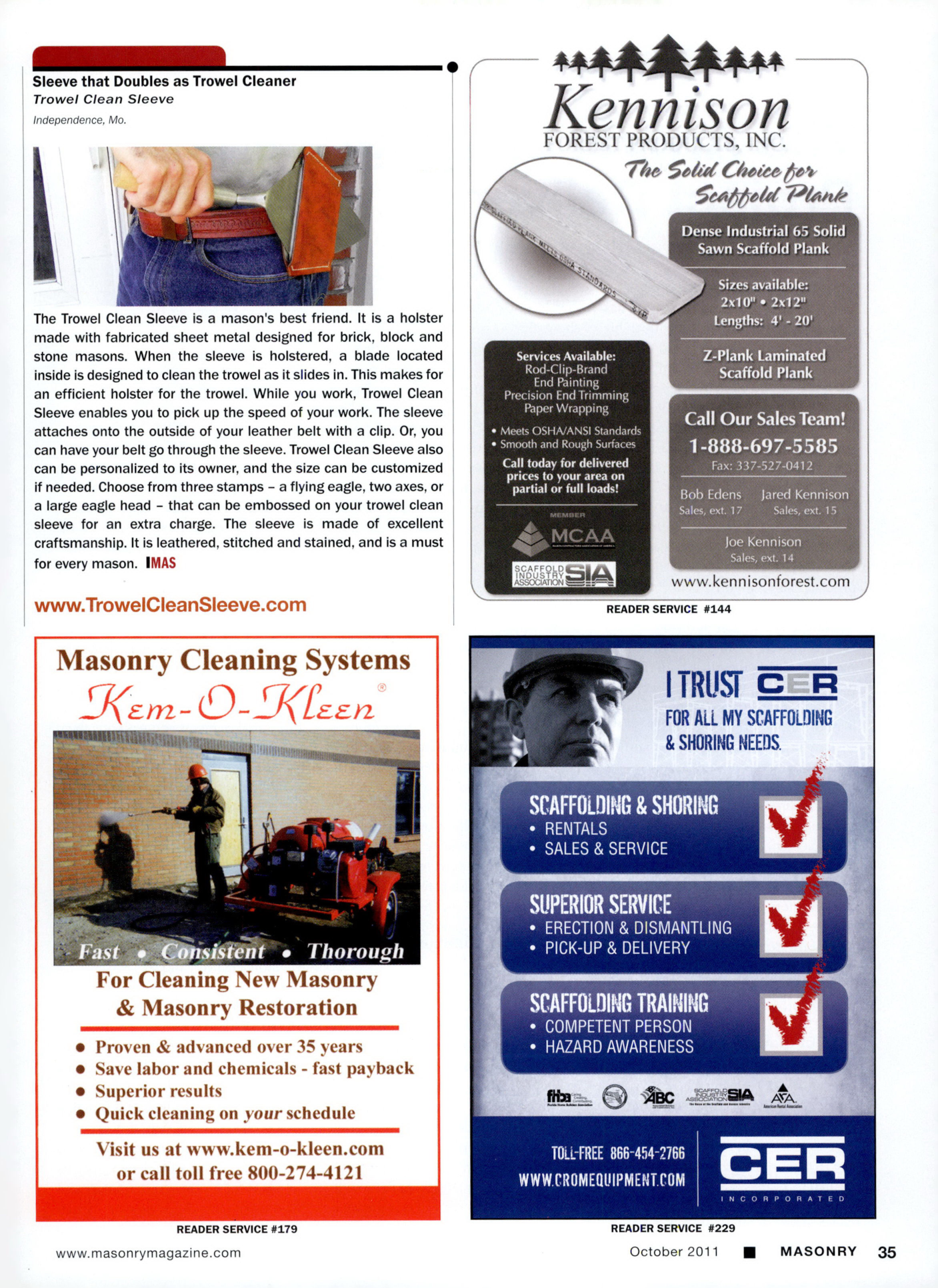Masonry Magazine October 2011 Page. 37