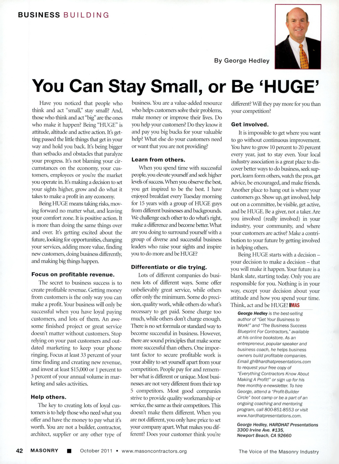 Masonry Magazine October 2011 Page. 44