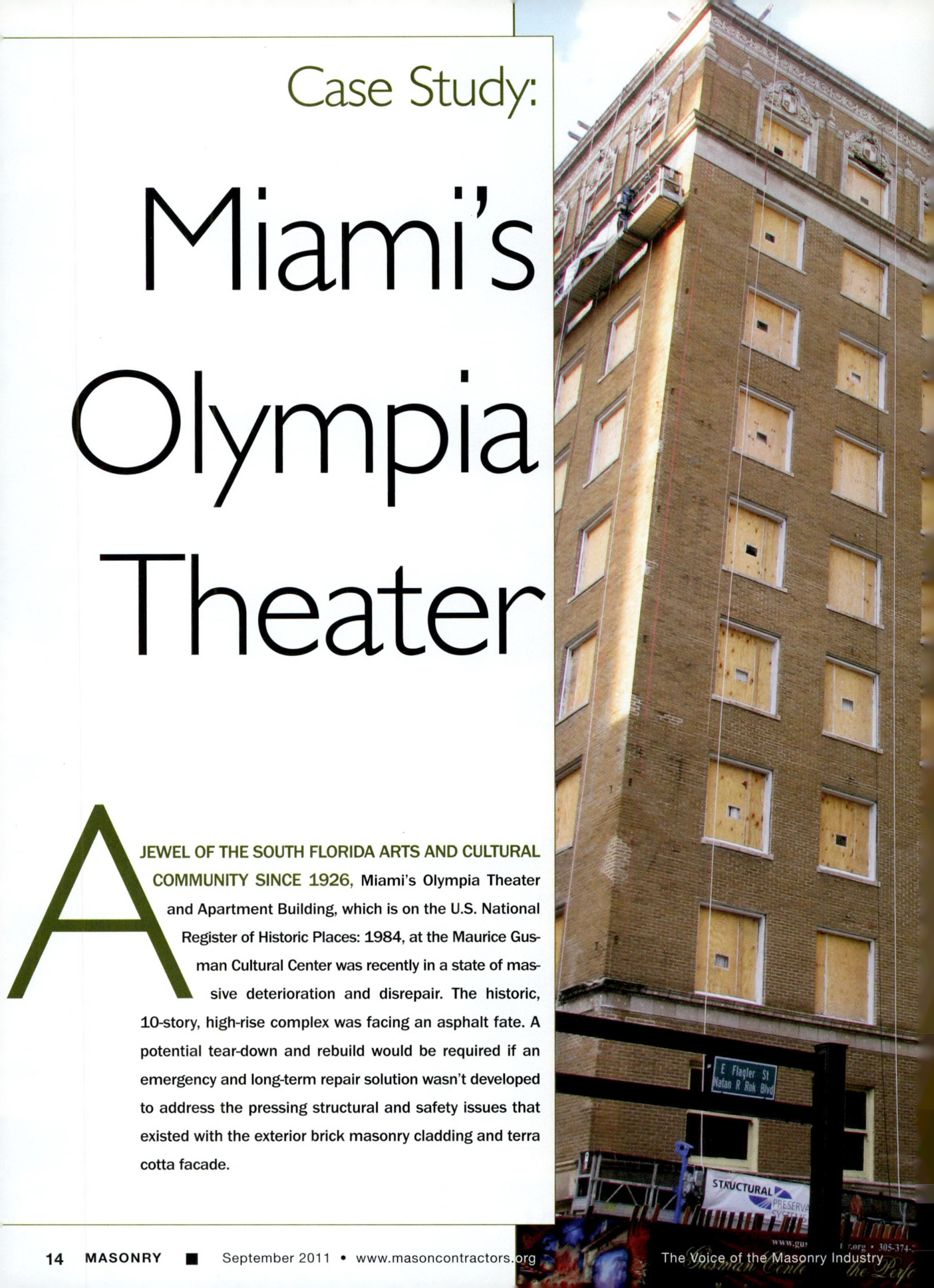 Masonry Magazine September 2011 Page. 16