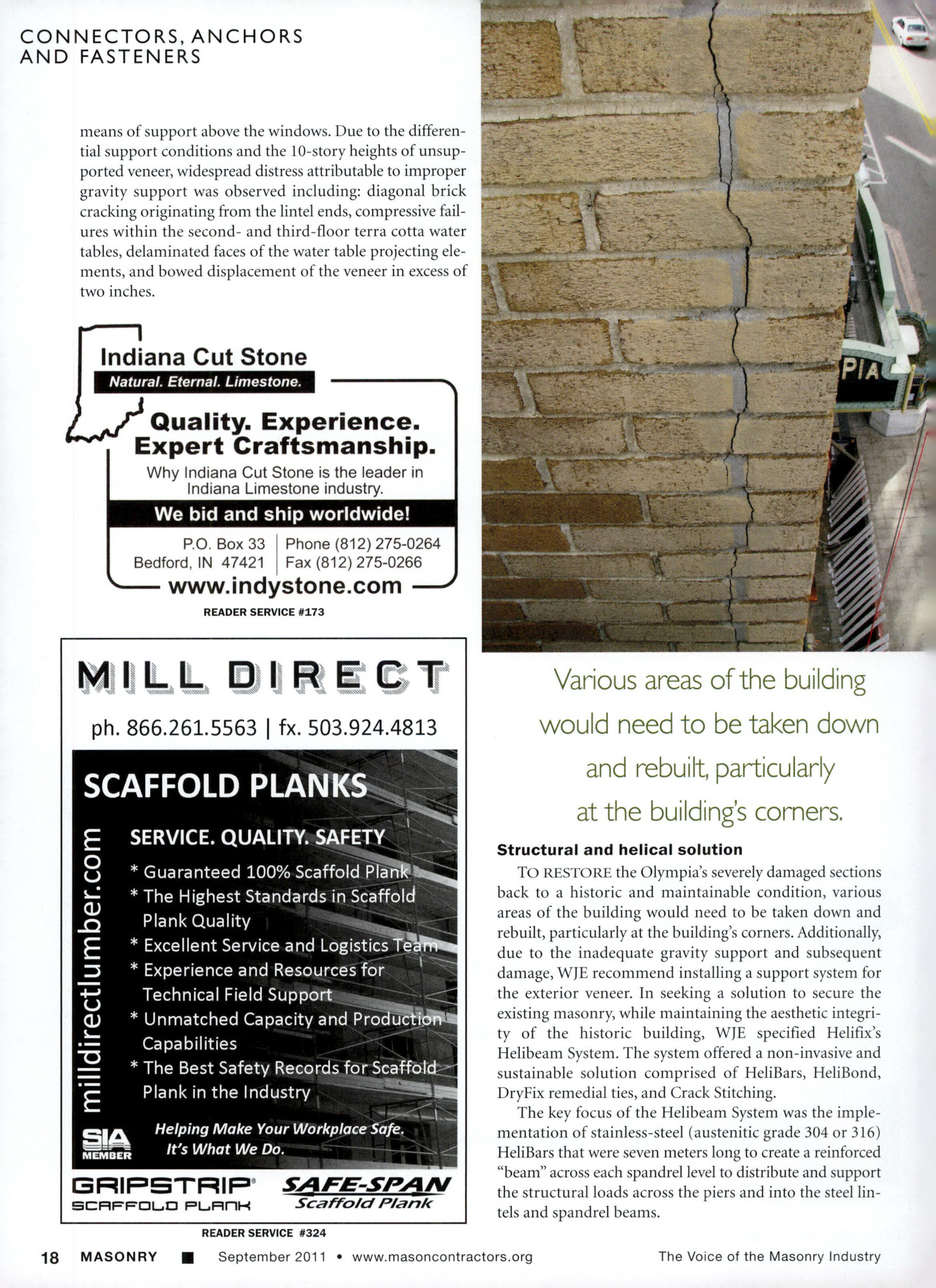 Masonry Magazine September 2011 Page. 20