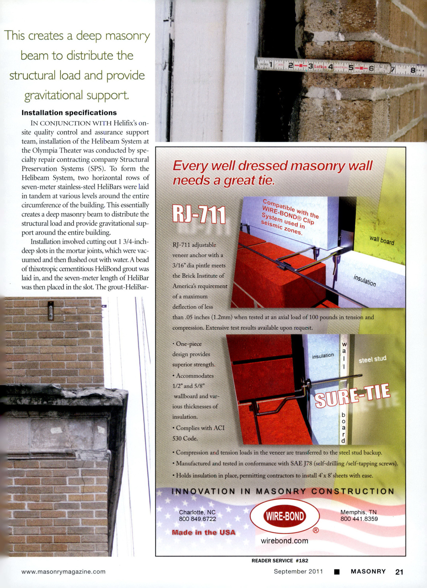 Masonry Magazine September 2011 Page. 23