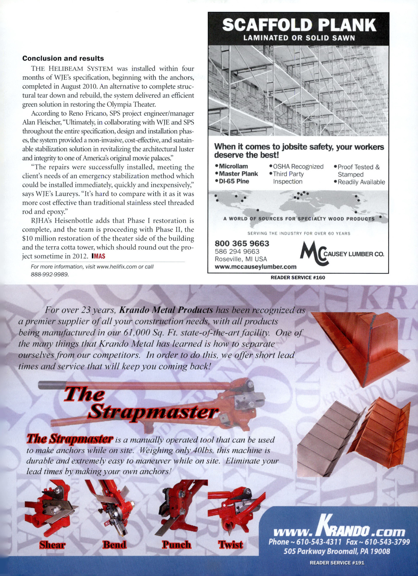 Masonry Magazine September 2011 Page. 25