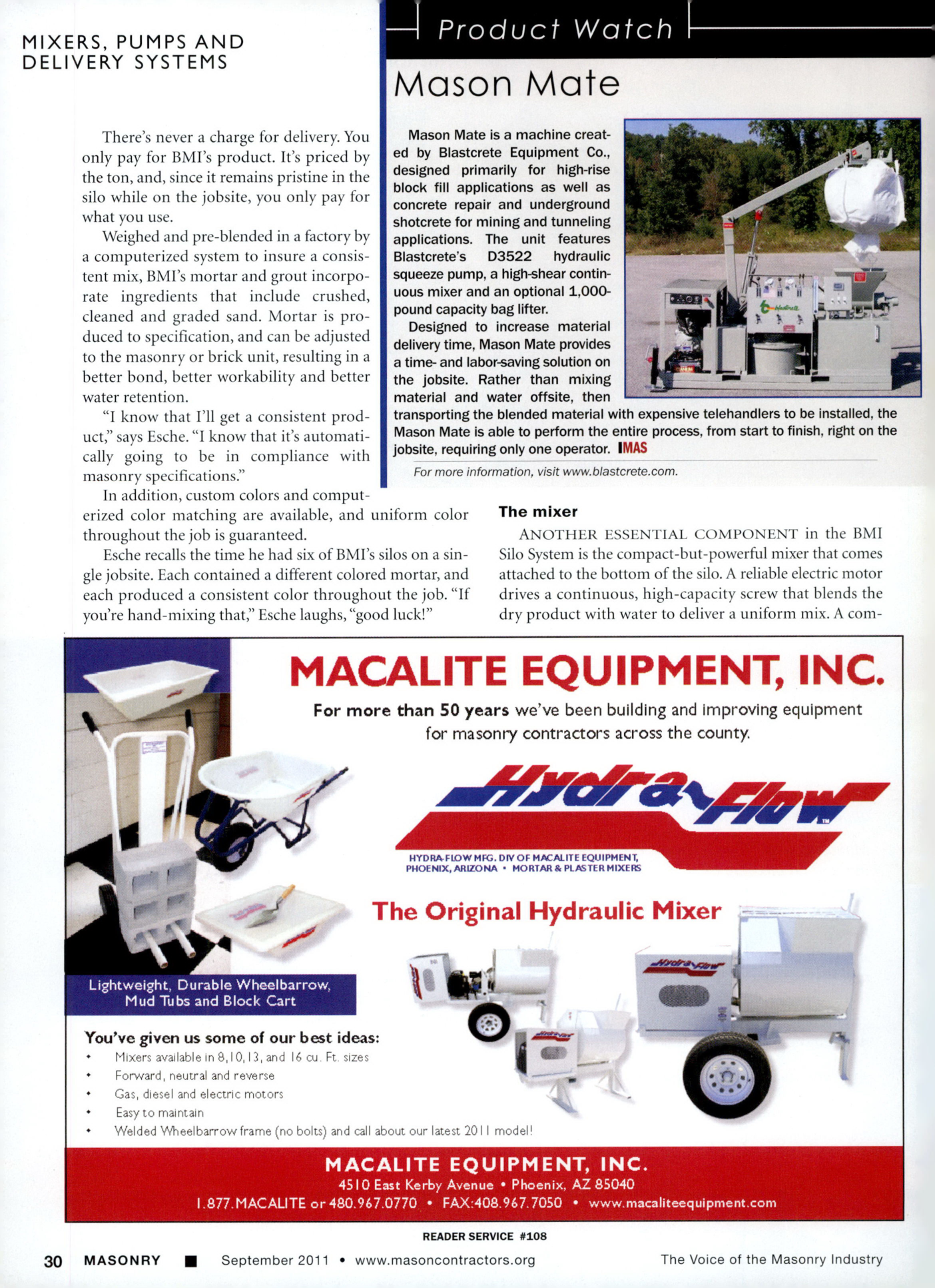 Masonry Magazine September 2011 Page. 32