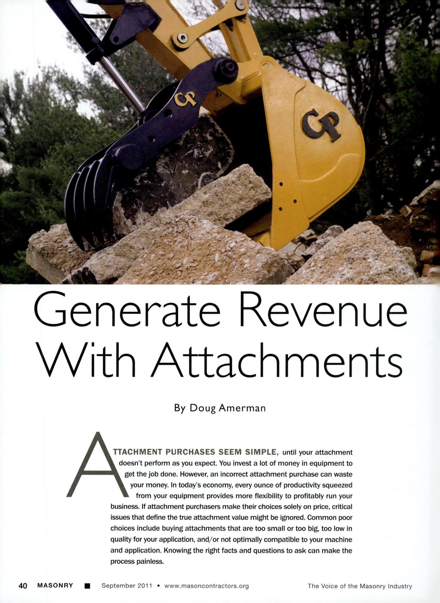 Masonry Magazine September 2011 Page. 42