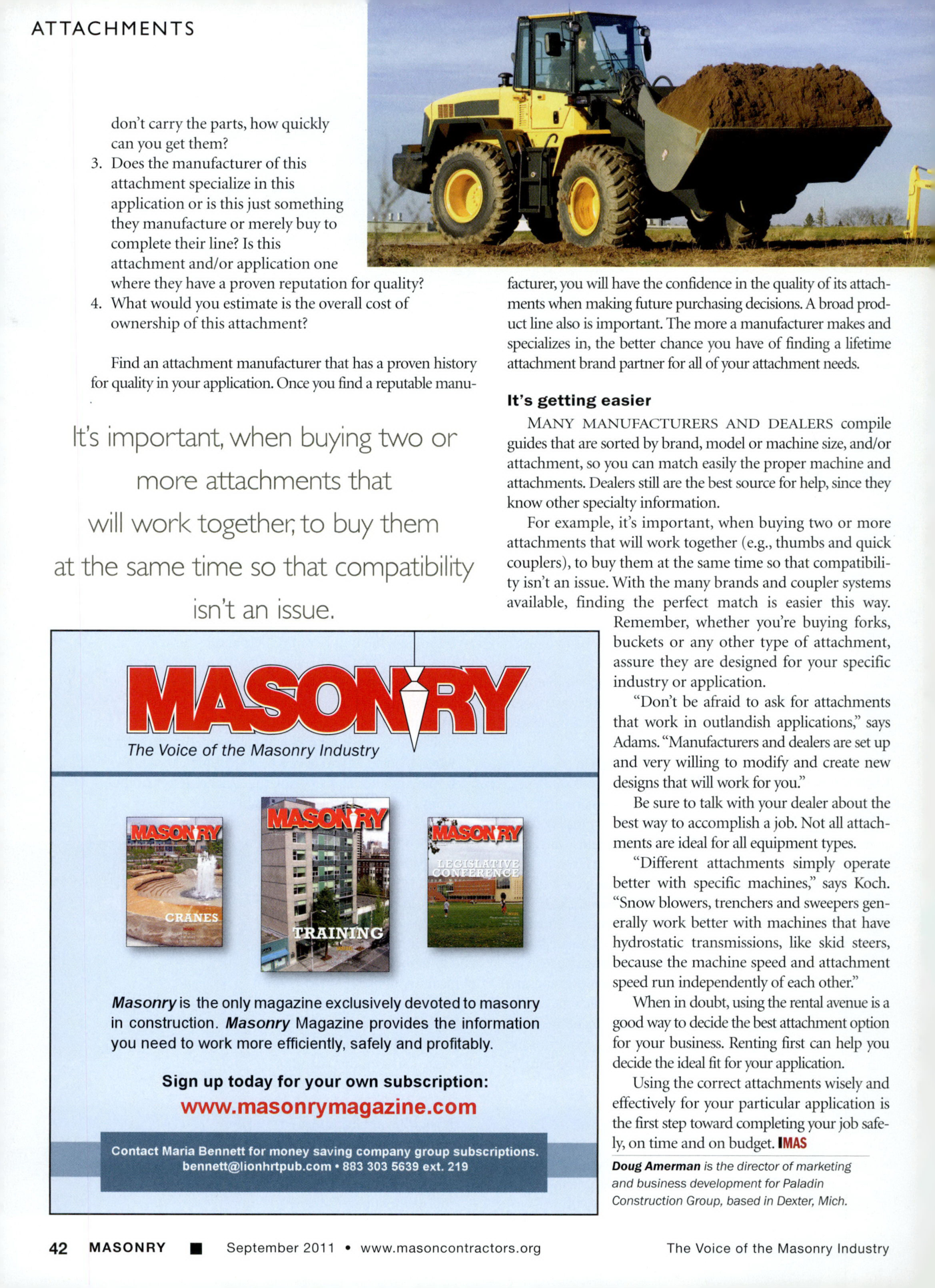 Masonry Magazine September 2011 Page. 44