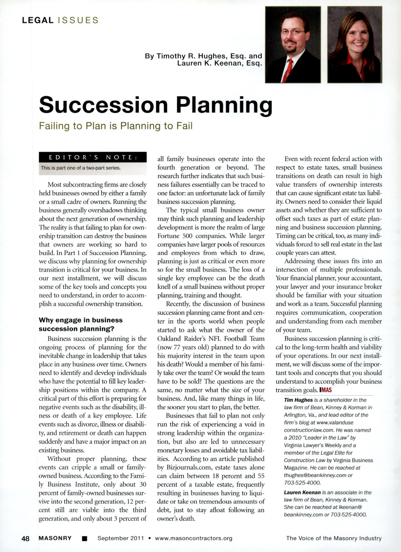 Masonry Magazine September 2011 Page. 50