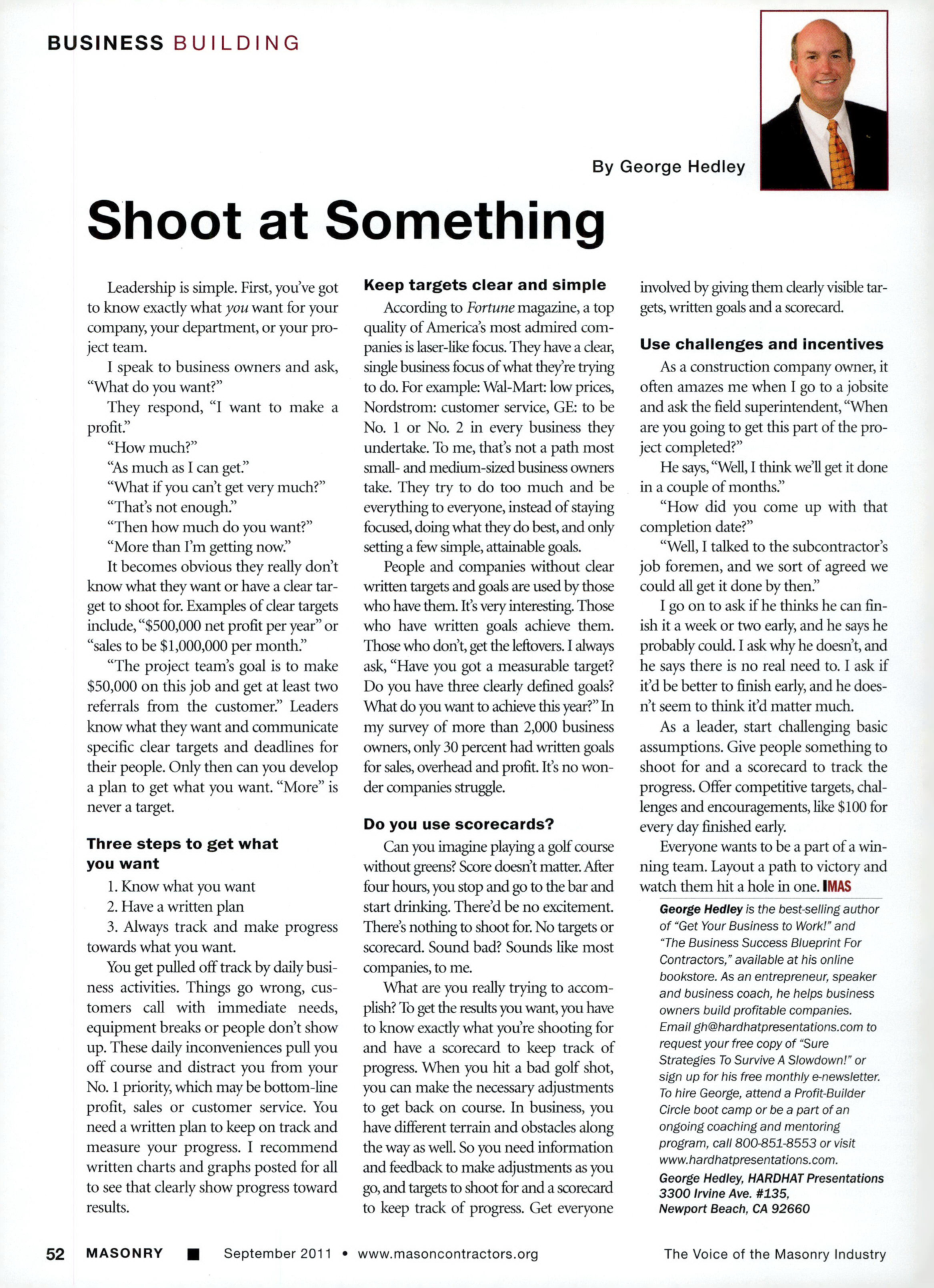 Masonry Magazine September 2011 Page. 54