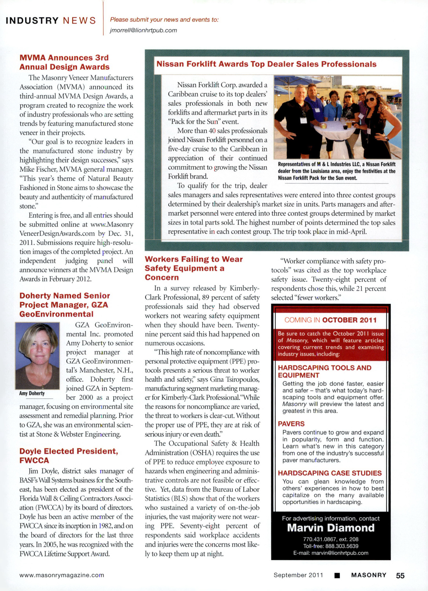 Masonry Magazine September 2011 Page. 57