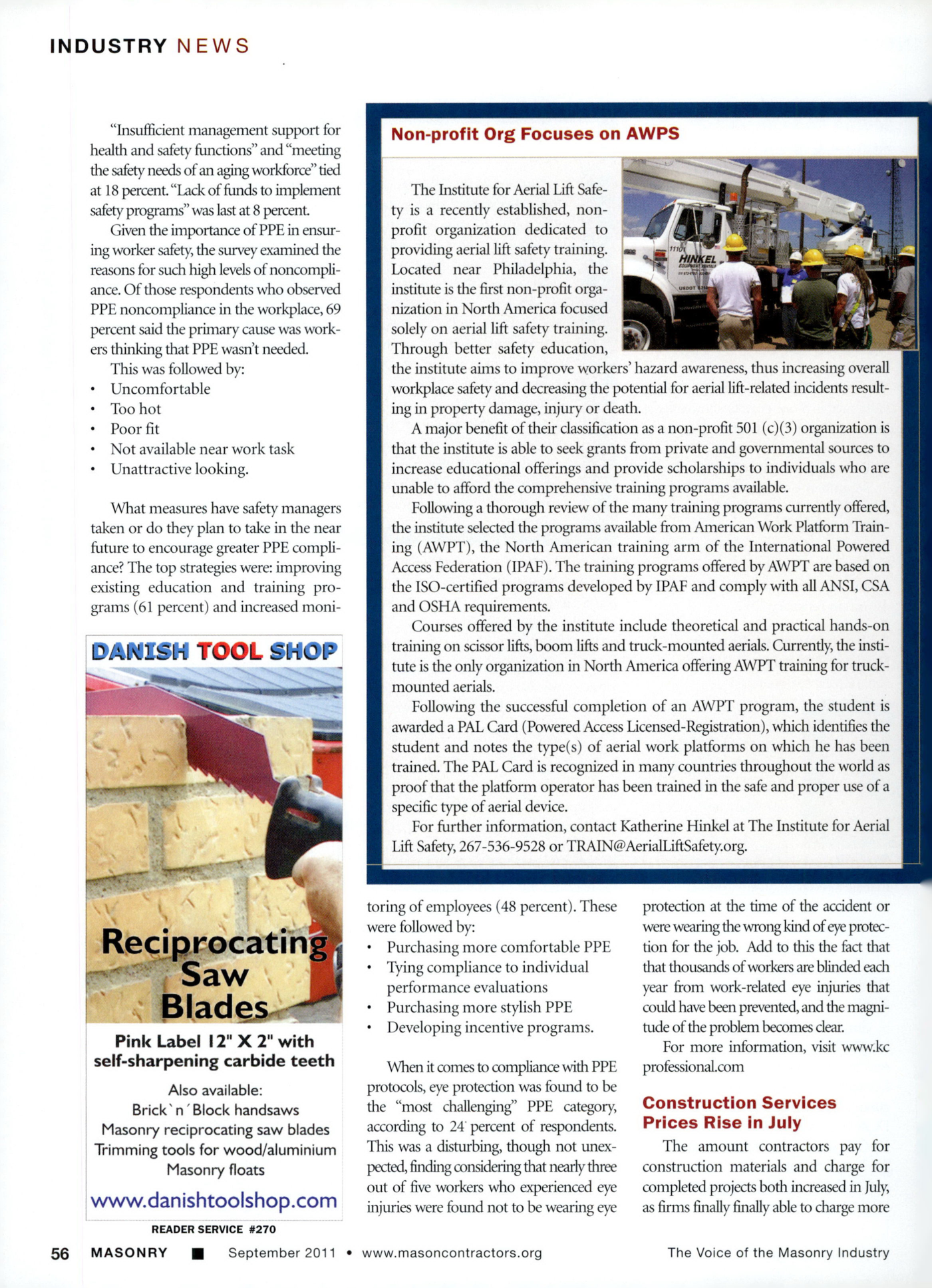 Masonry Magazine September 2011 Page. 58