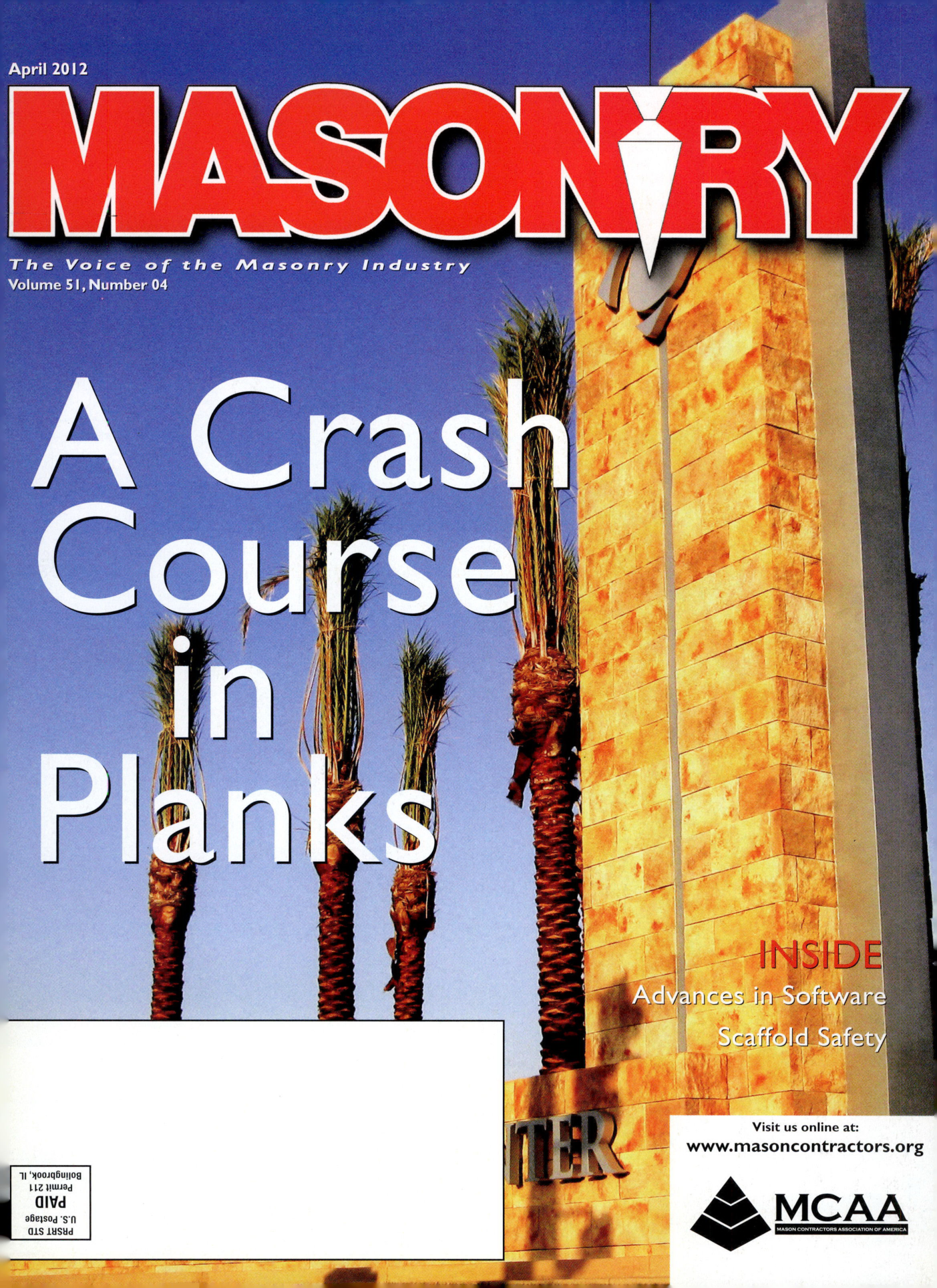 Masonry Magazine April 2012 Page. 1
