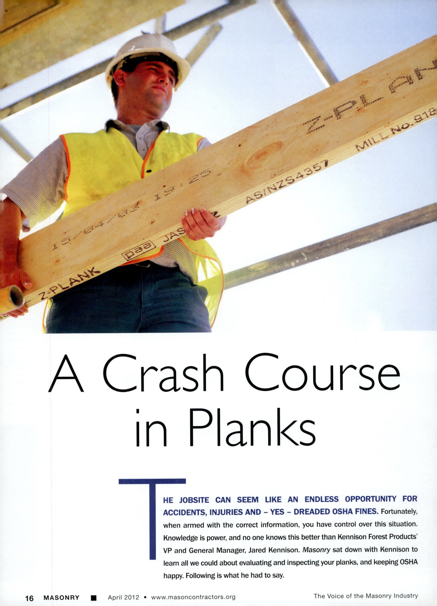 Masonry Magazine April 2012 Page. 18