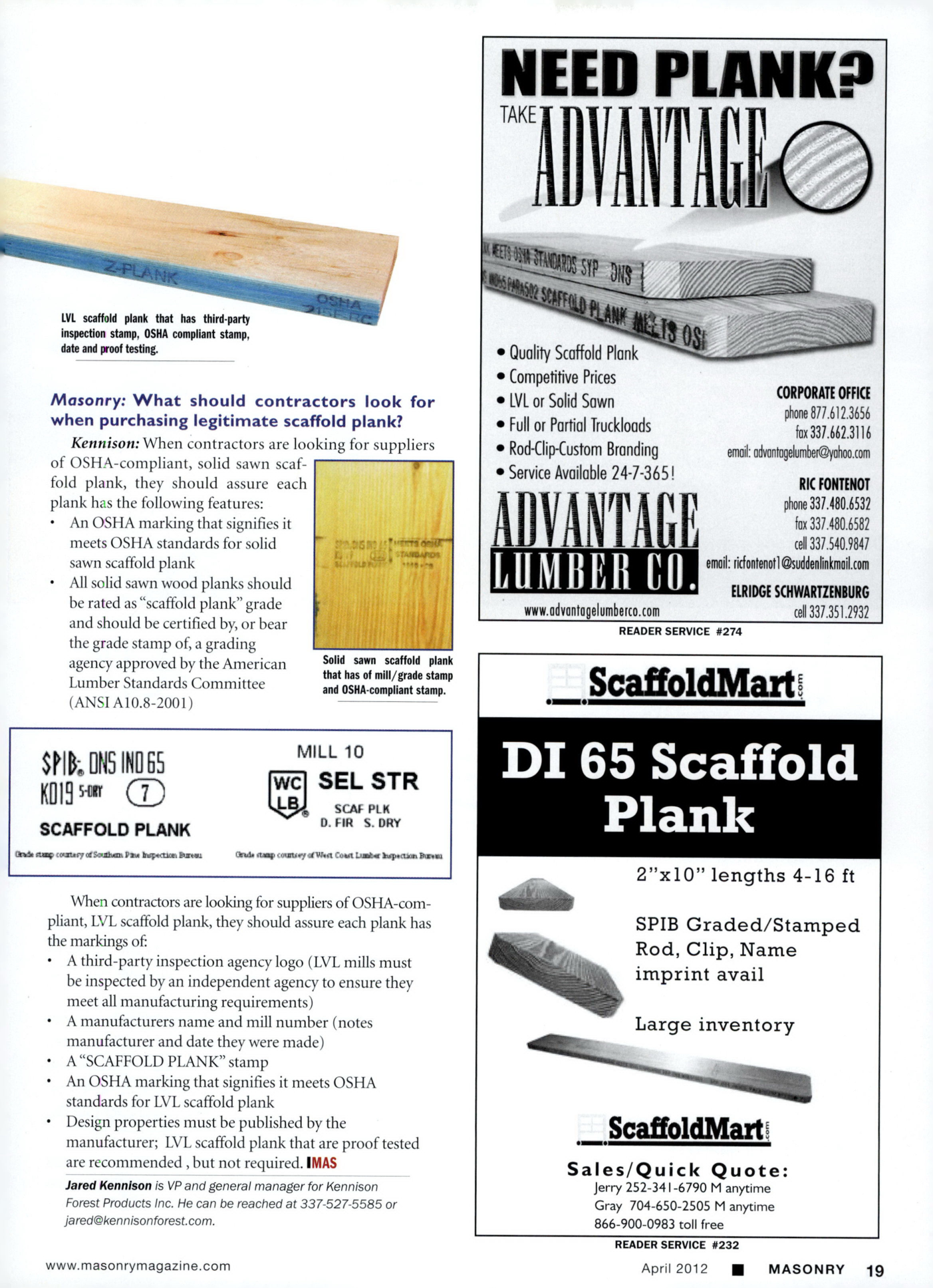 Masonry Magazine April 2012 Page. 21