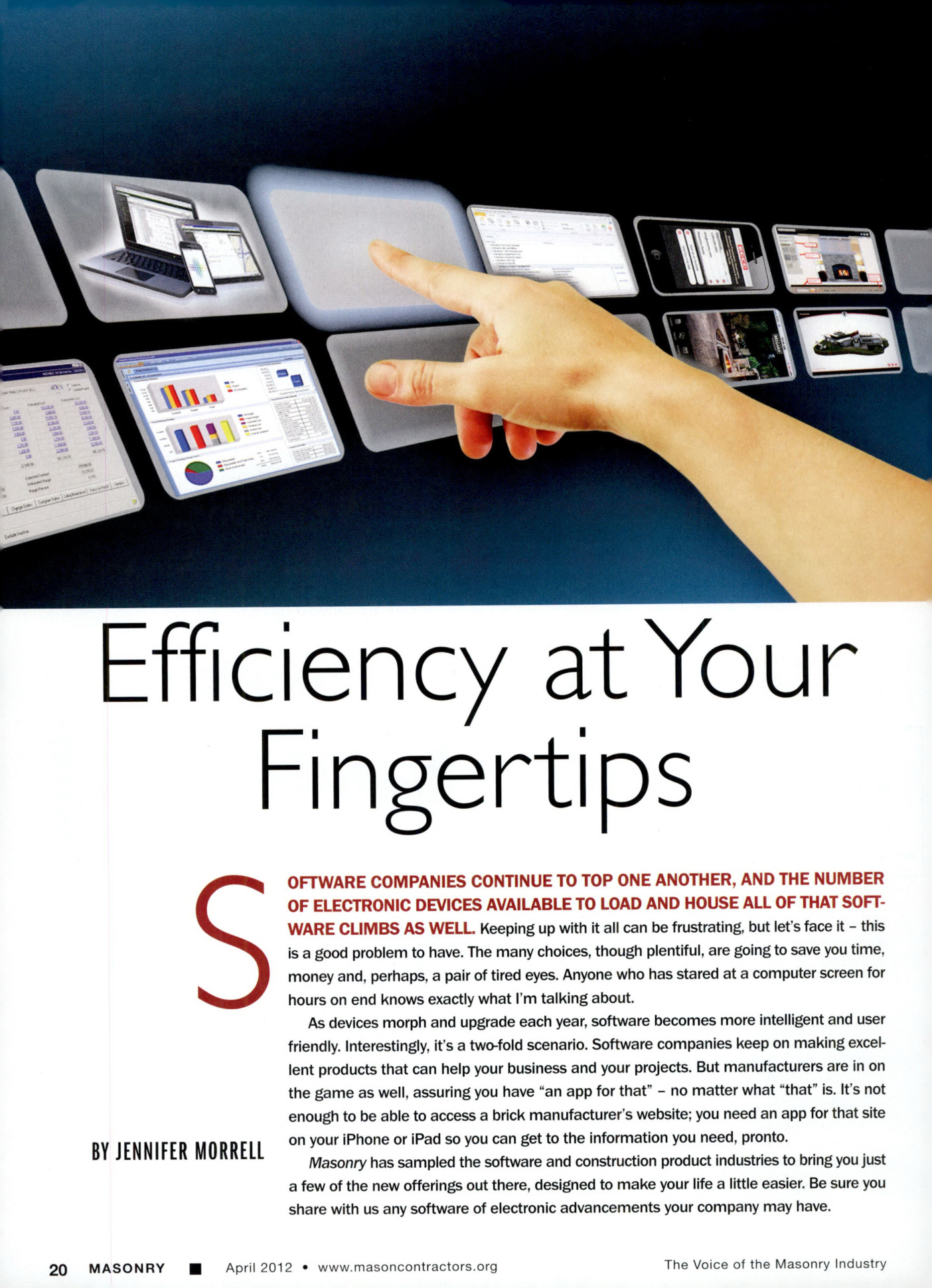 Masonry Magazine April 2012 Page. 22