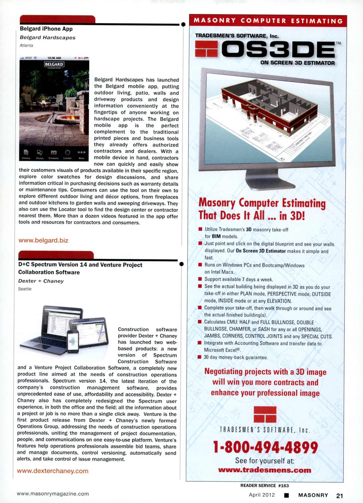 Masonry Magazine April 2012 Page. 23