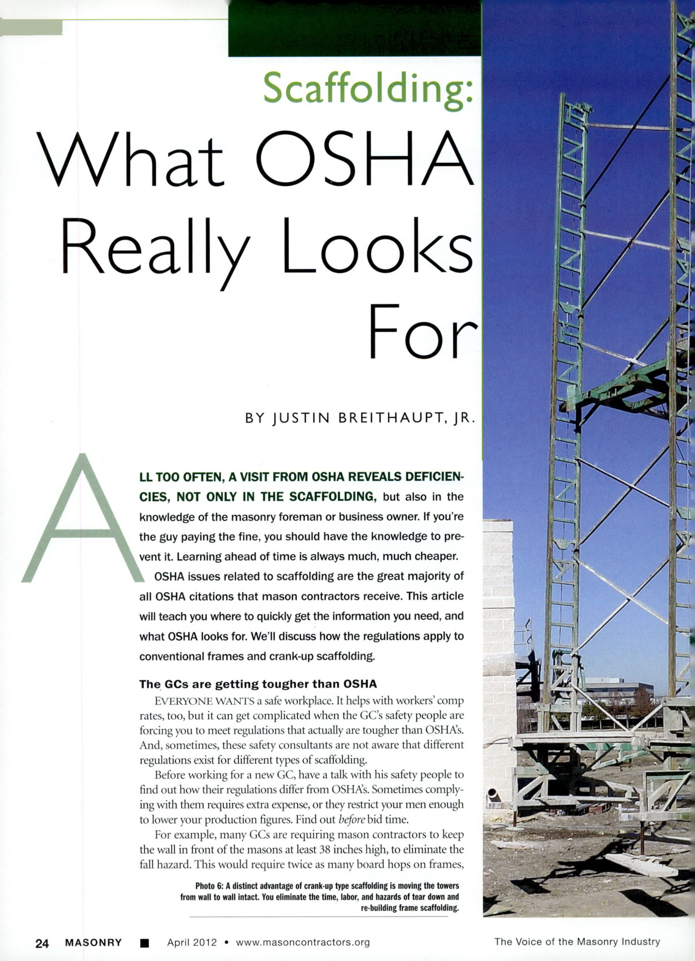 Masonry Magazine April 2012 Page. 26