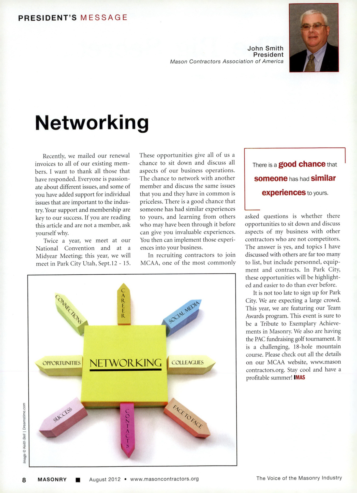 Masonry Magazine August 2012 Page. 10