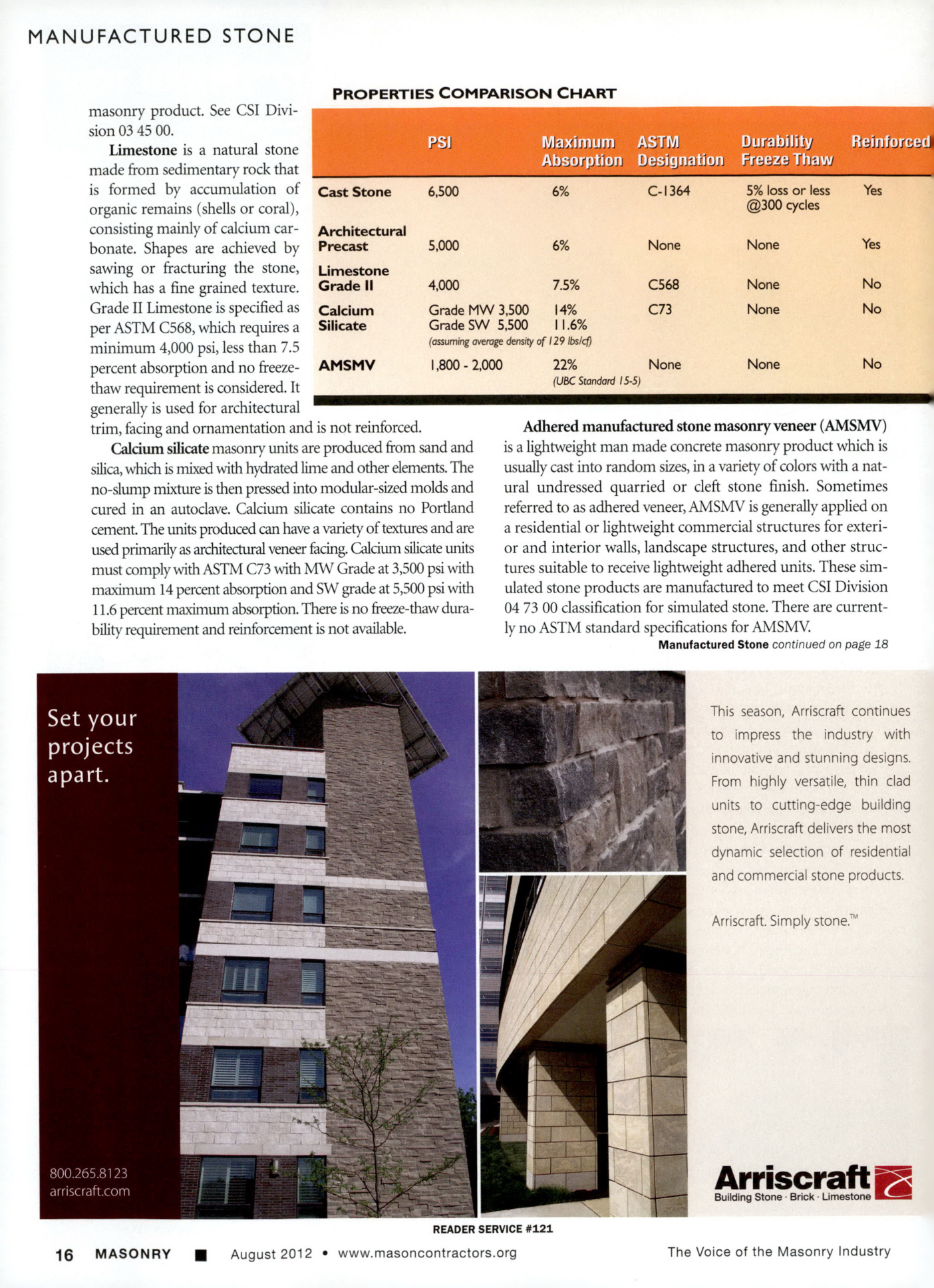 Masonry Magazine August 2012 Page. 18