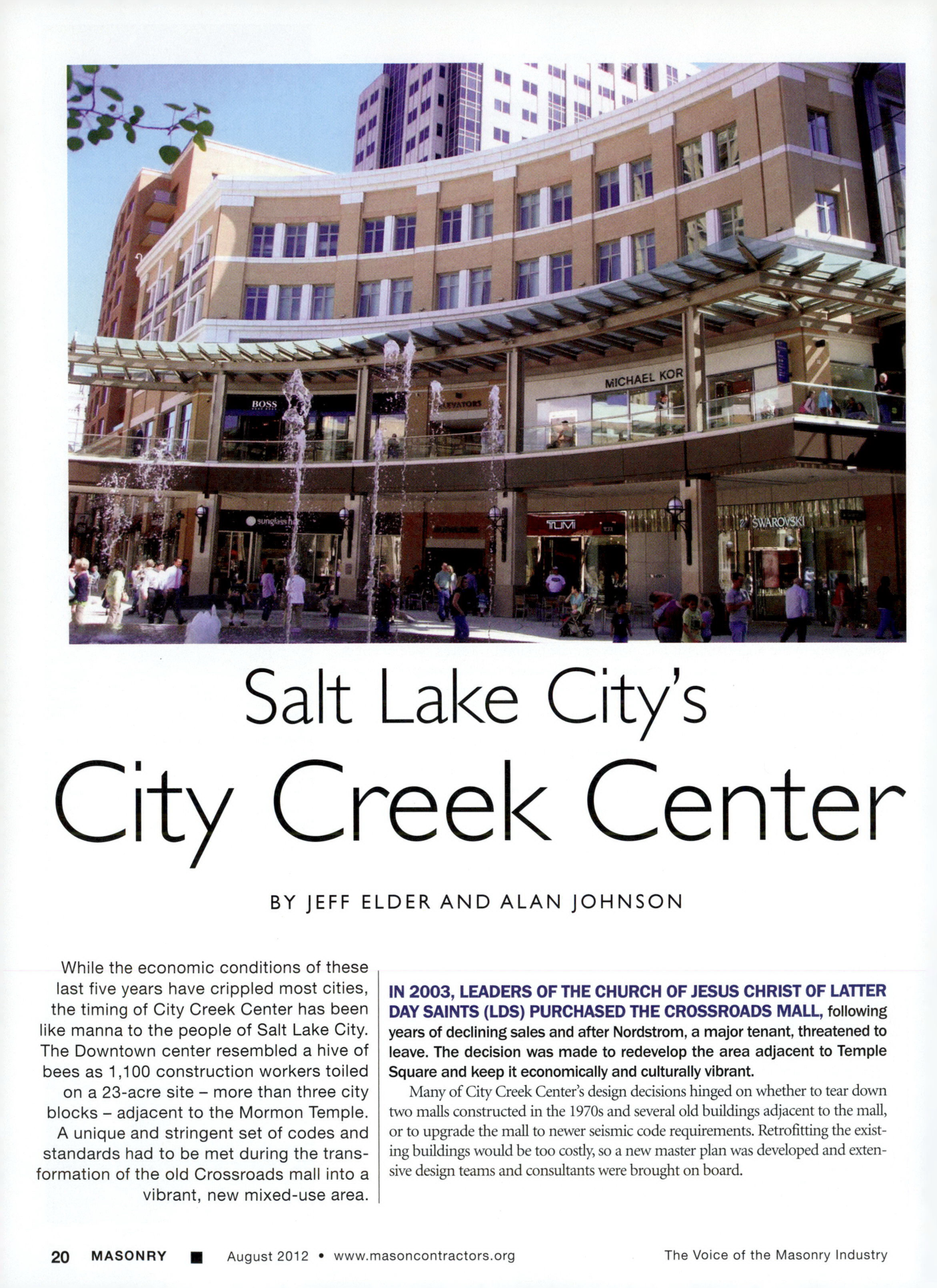 Masonry Magazine August 2012 Page. 22