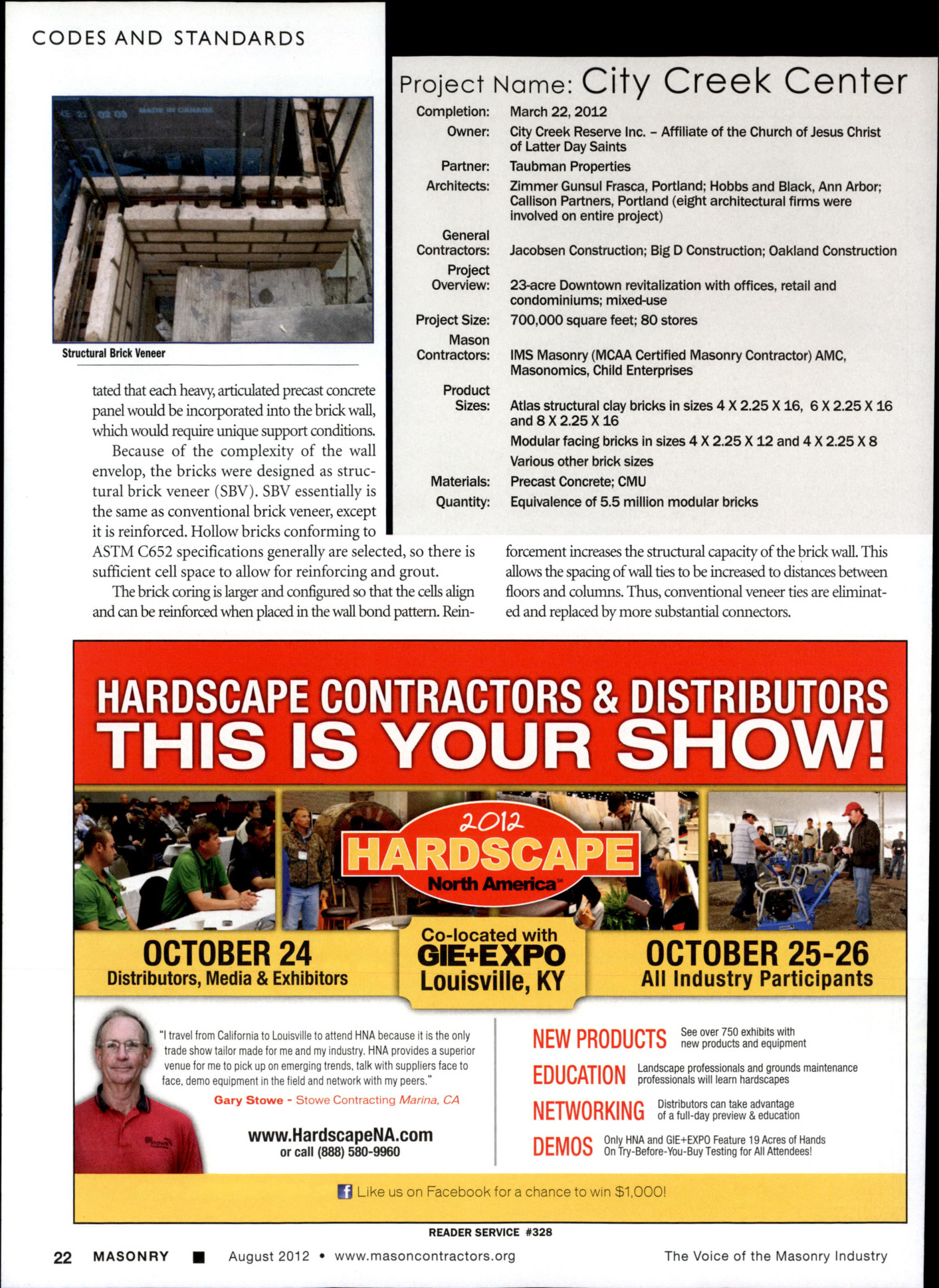 Masonry Magazine August 2012 Page. 24
