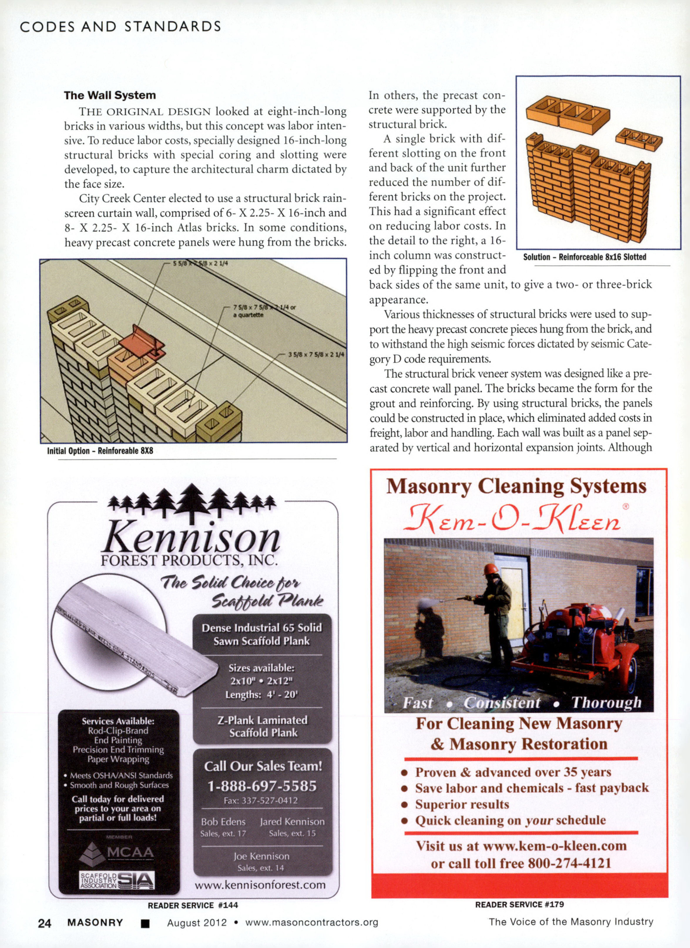 Masonry Magazine August 2012 Page. 26