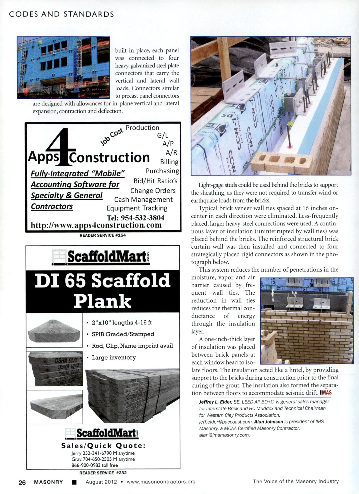Masonry Magazine August 2012 Page. 28