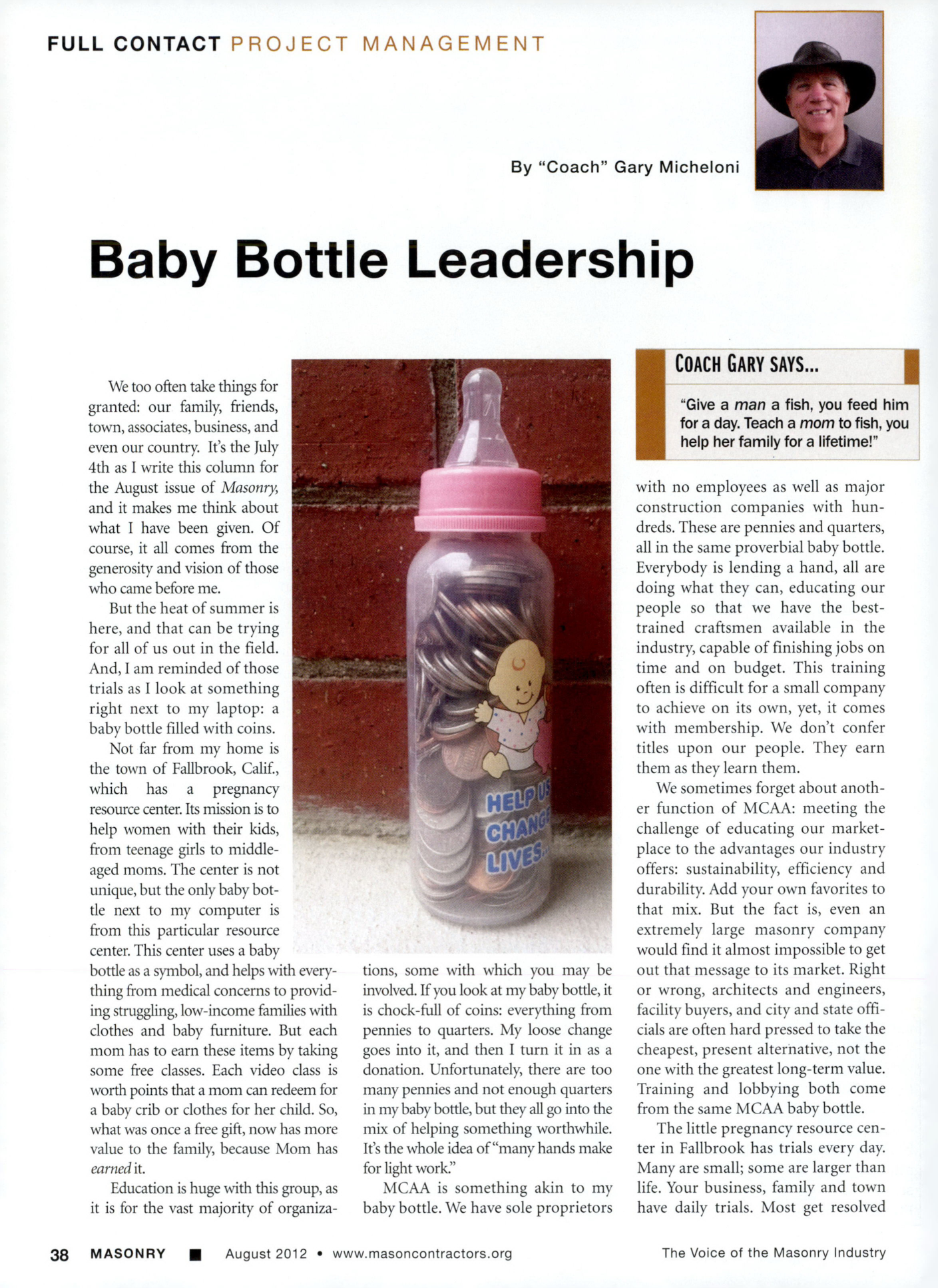 Masonry Magazine August 2012 Page. 40