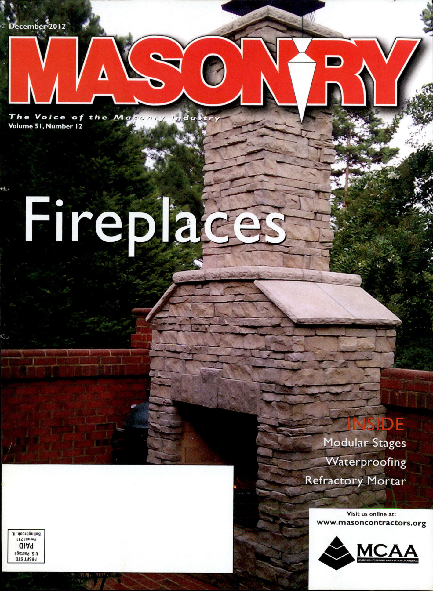 Masonry Magazine December 2012 Page. 1
