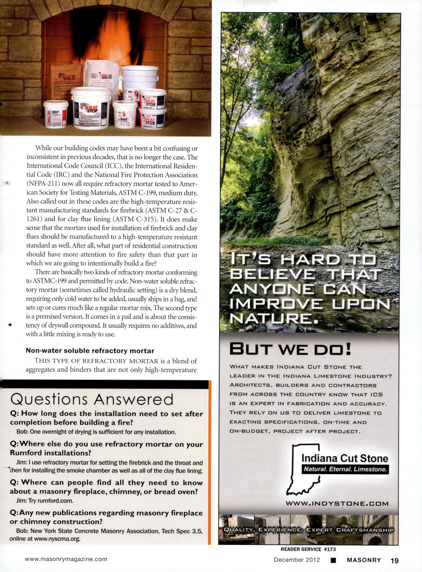 Masonry Magazine December 2012 Page. 21