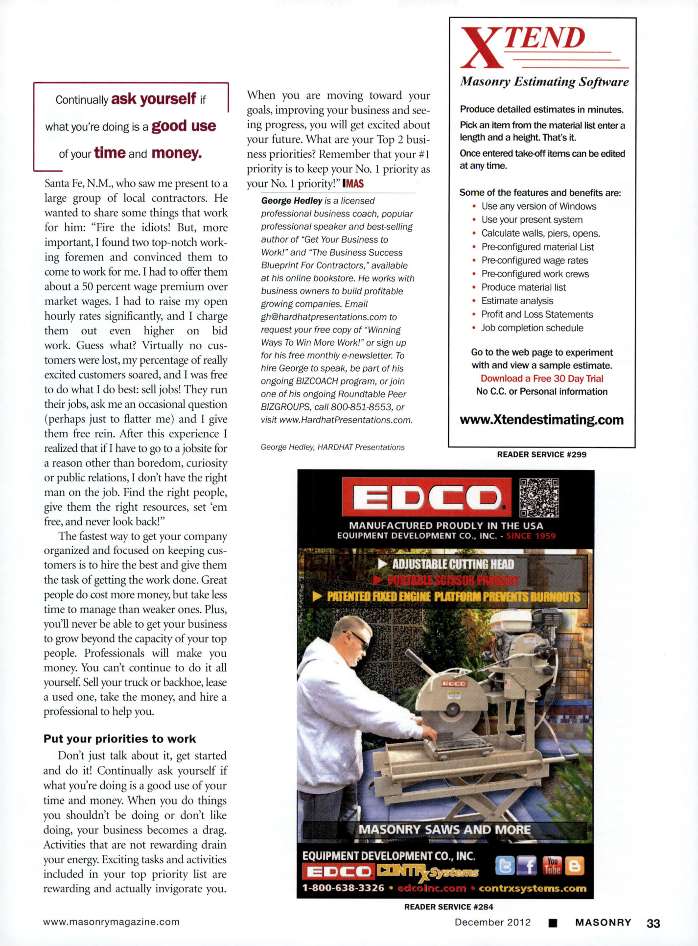 Masonry Magazine December 2012 Page. 35