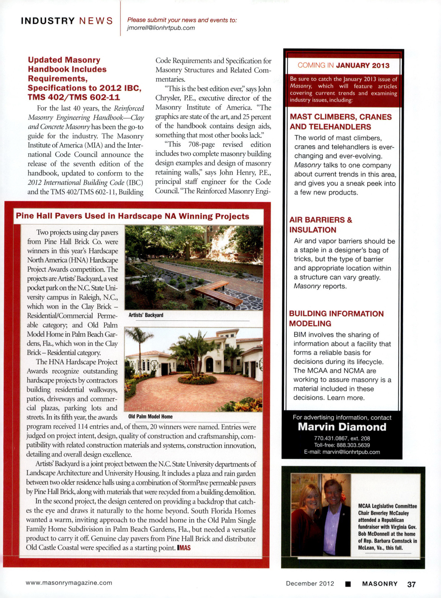 Masonry Magazine December 2012 Page. 39
