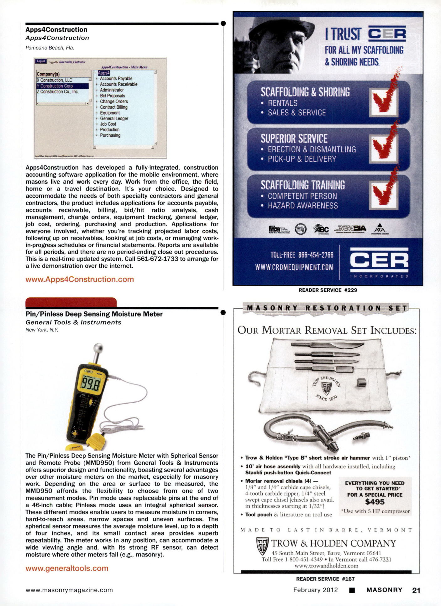 Masonry Magazine February 2012 Page. 31