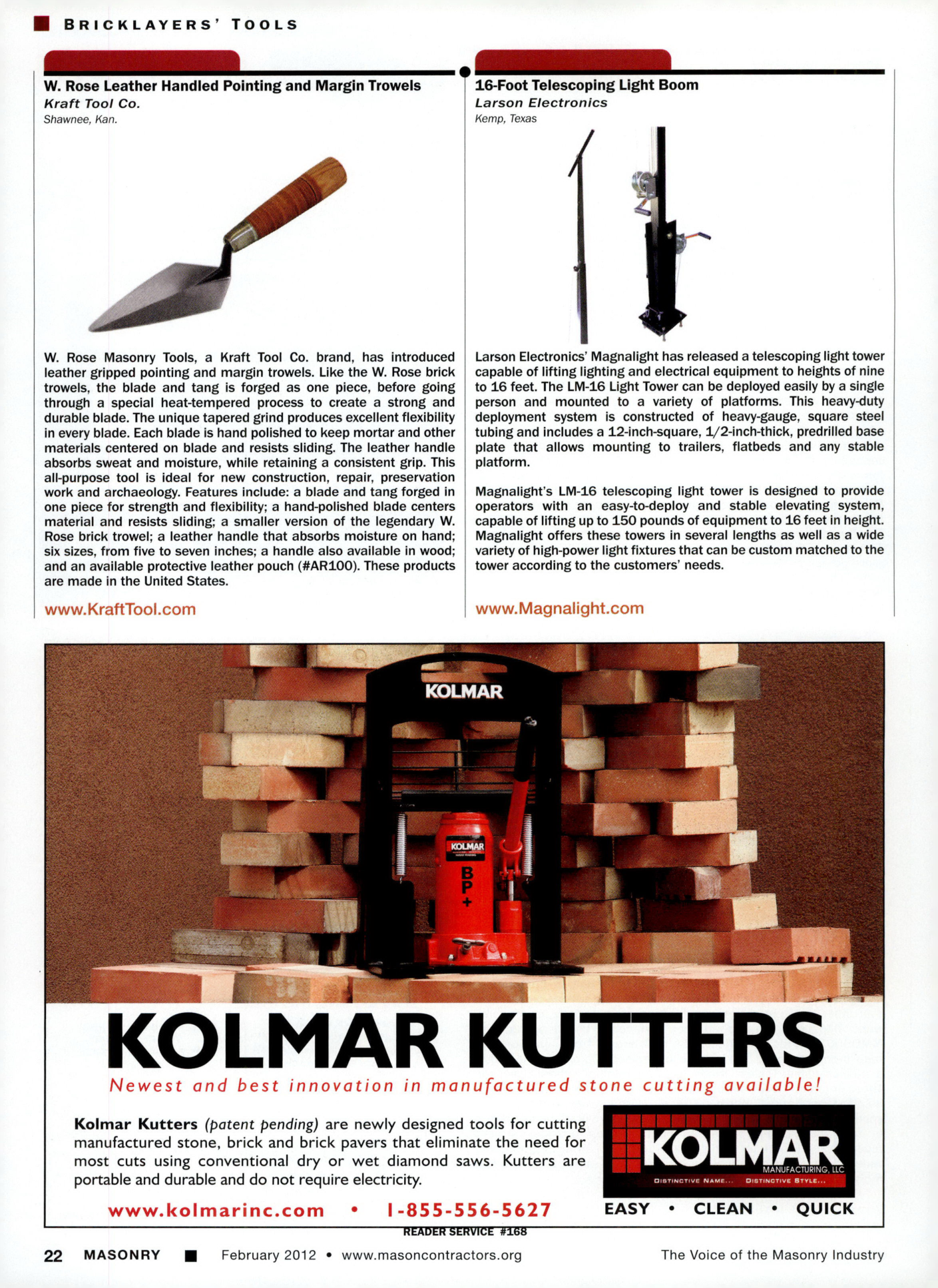 Masonry Magazine February 2012 Page. 32