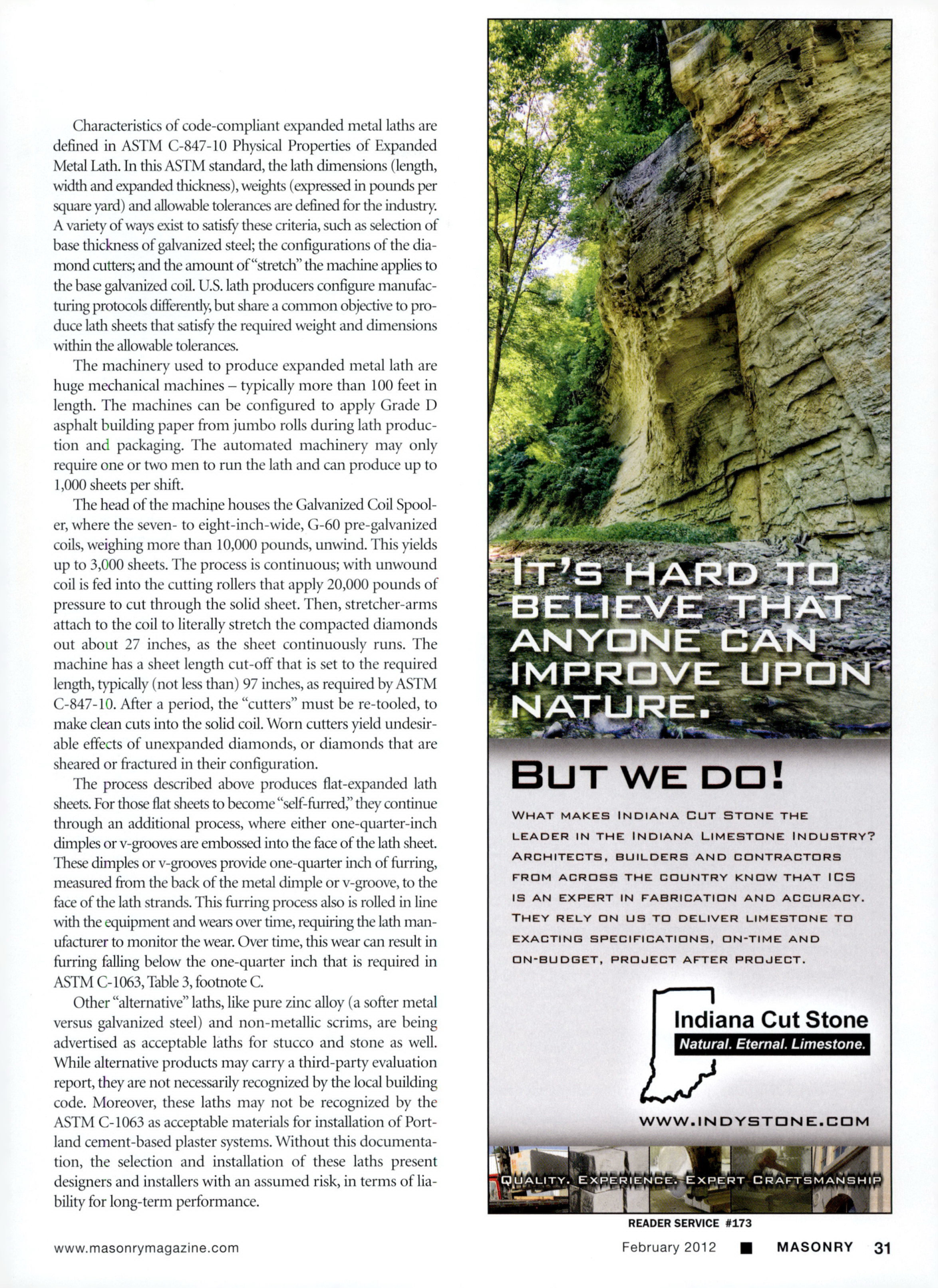 Masonry Magazine February 2012 Page. 41