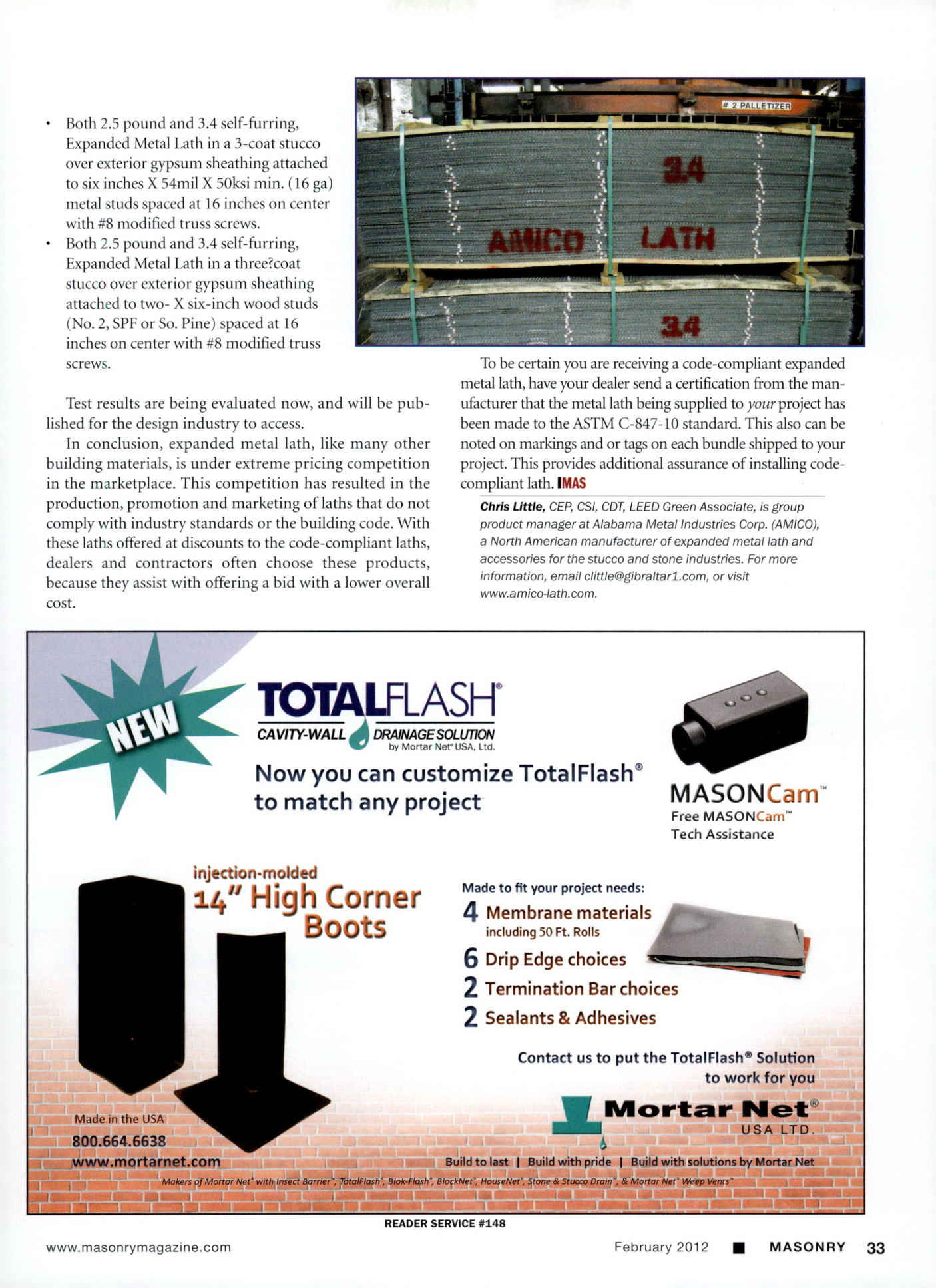 Masonry Magazine February 2012 Page. 43