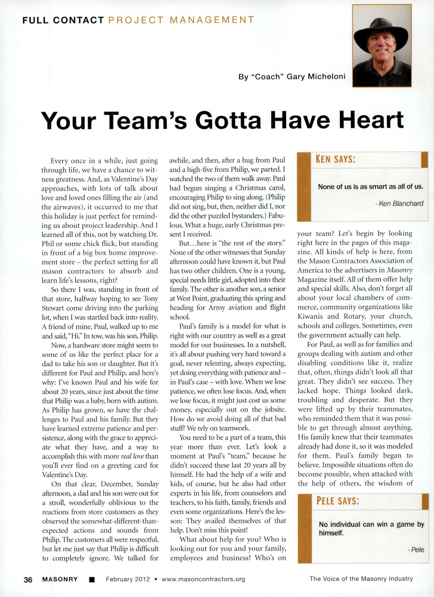 Masonry Magazine February 2012 Page. 46