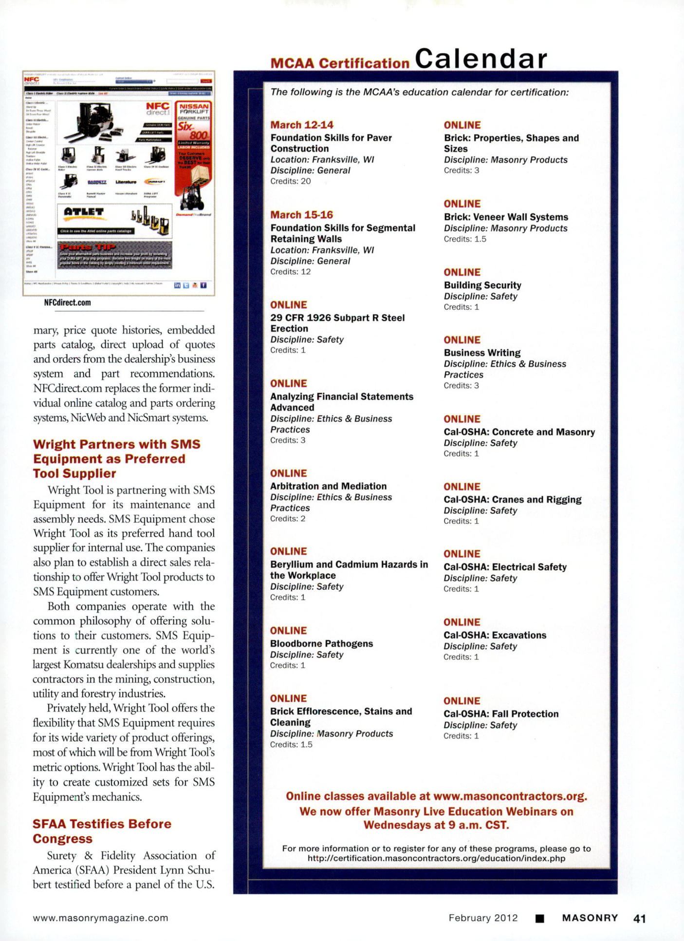 Masonry Magazine February 2012 Page. 51
