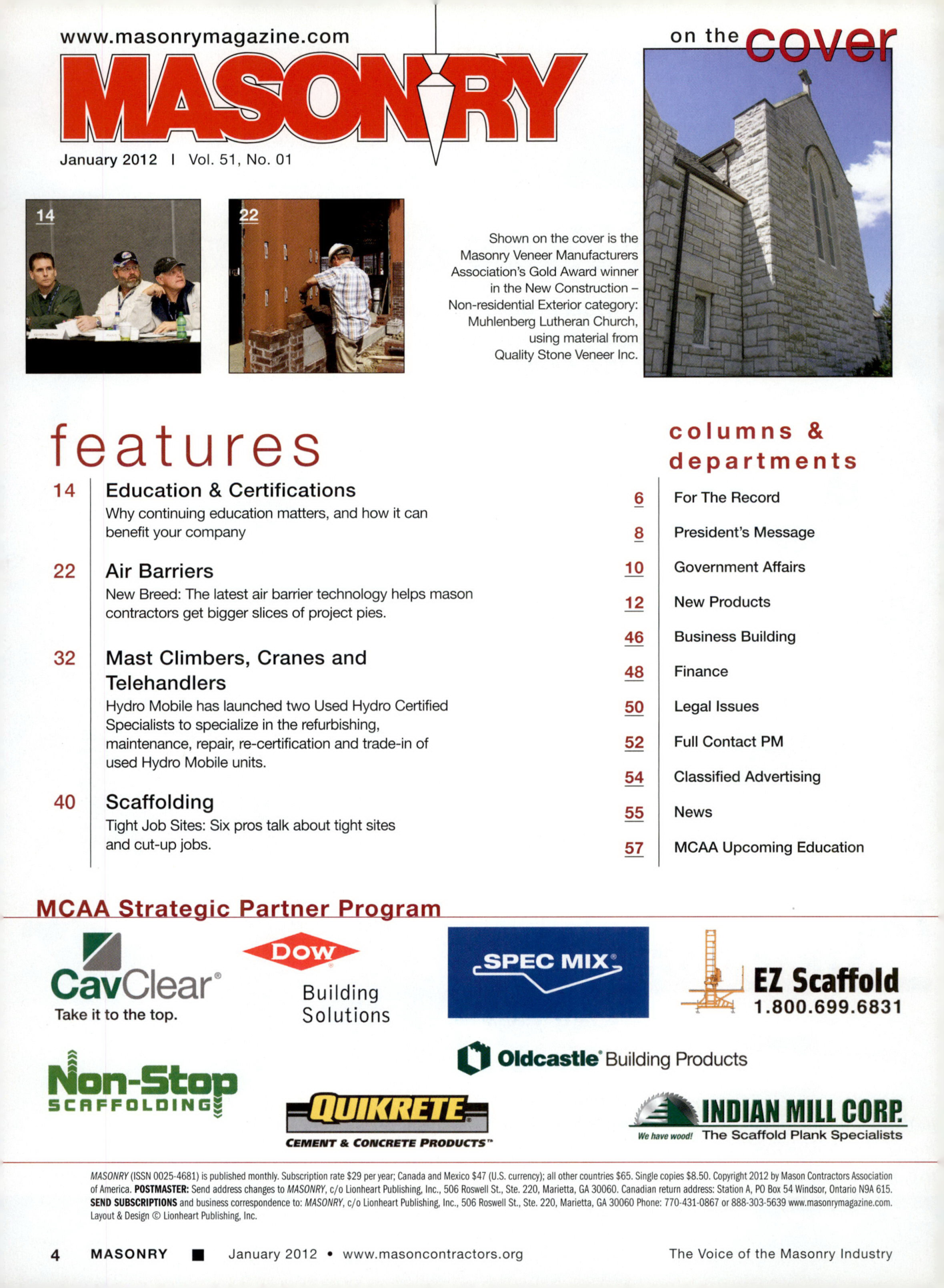 Masonry Magazine January 2012 Page. 6