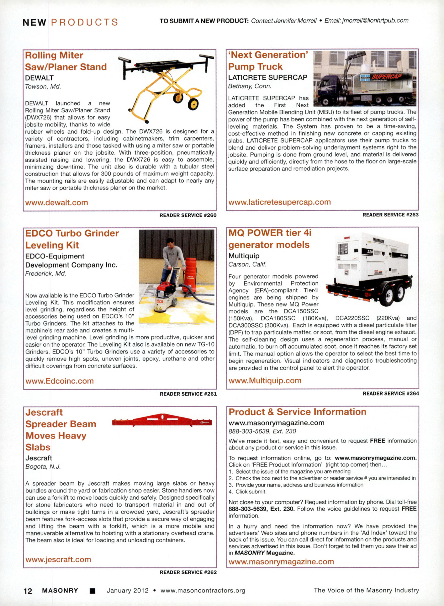 Masonry Magazine January 2012 Page. 14
