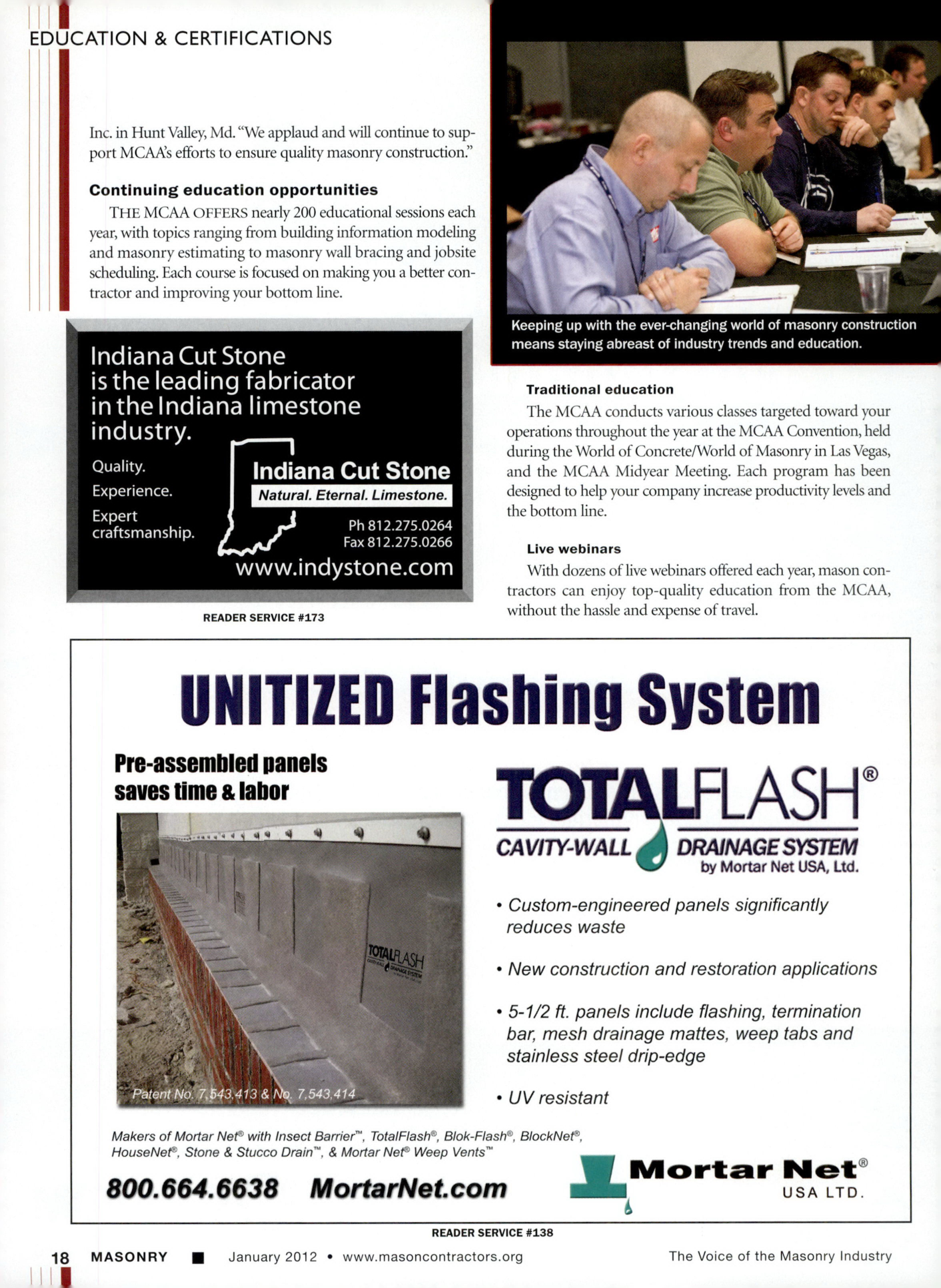 Masonry Magazine January 2012 Page. 20