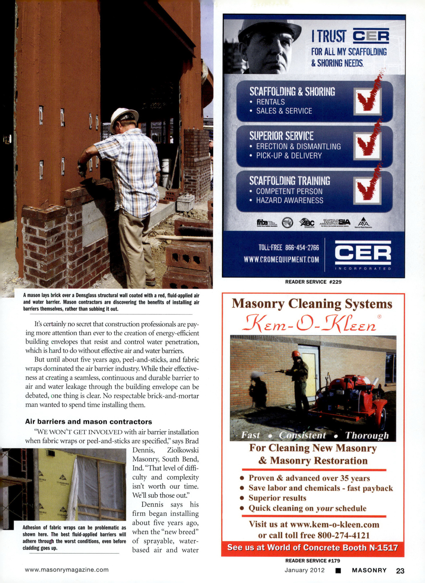 Masonry Magazine January 2012 Page. 25