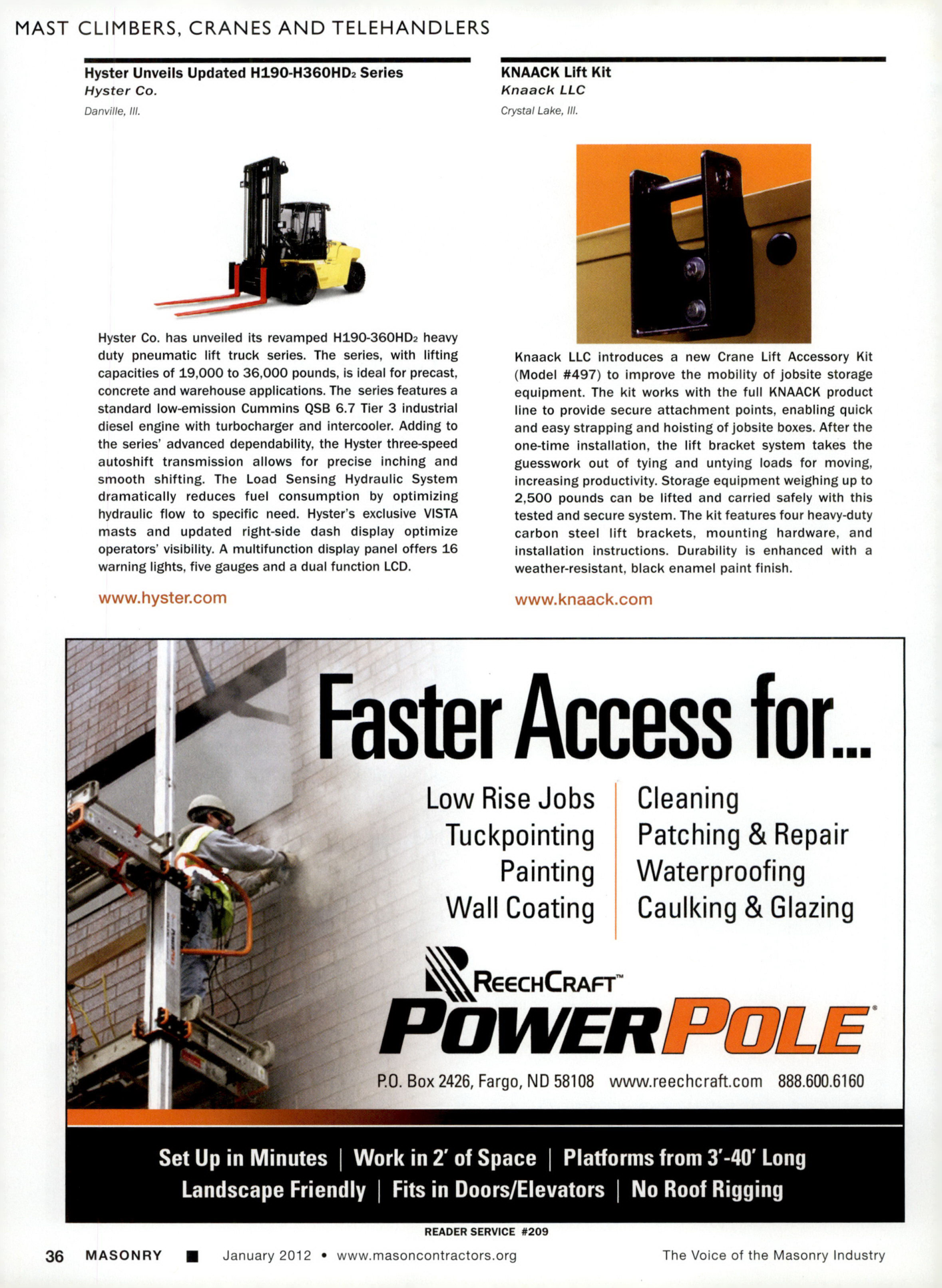 Masonry Magazine January 2012 Page. 38
