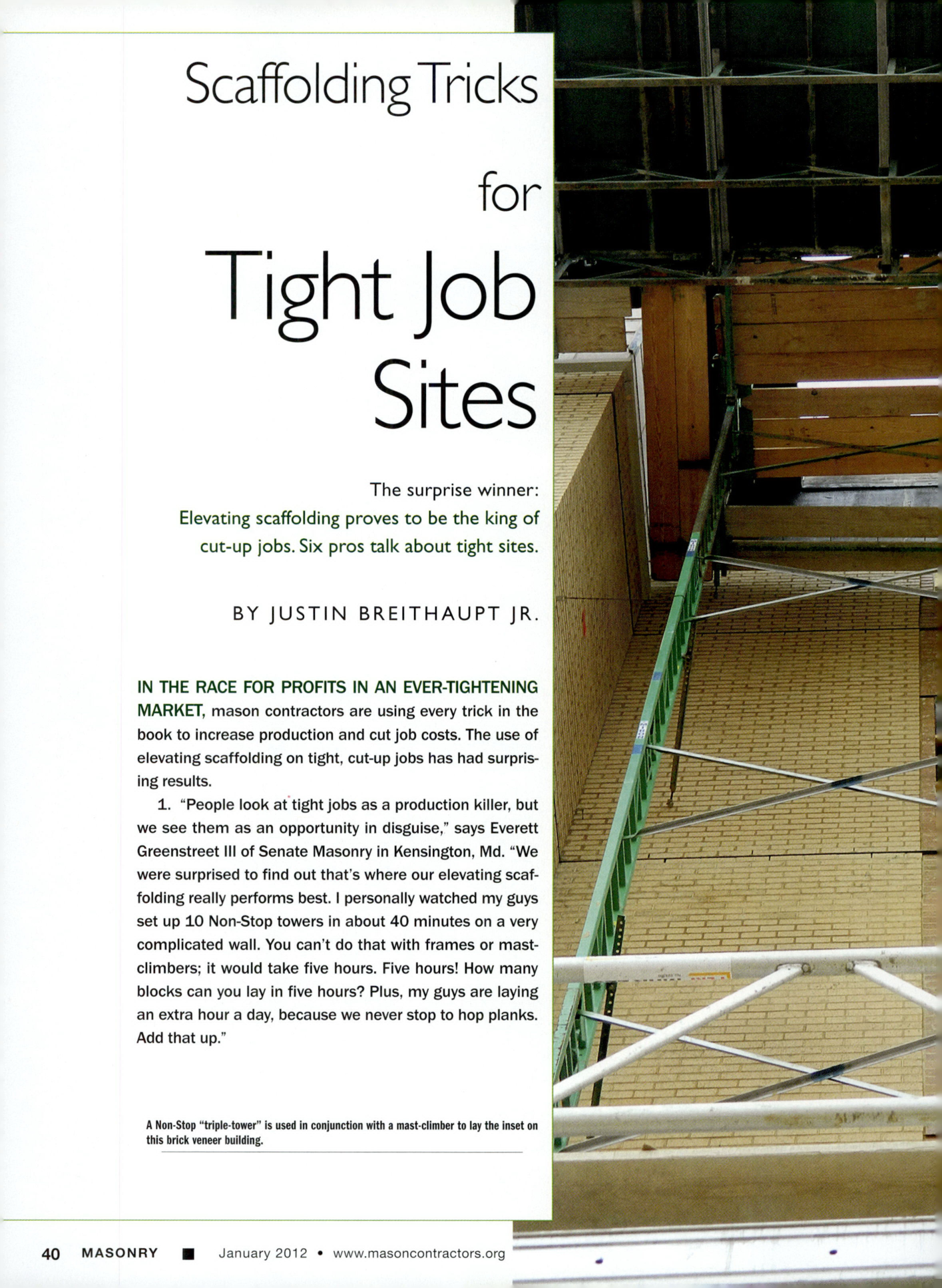 Masonry Magazine January 2012 Page. 42