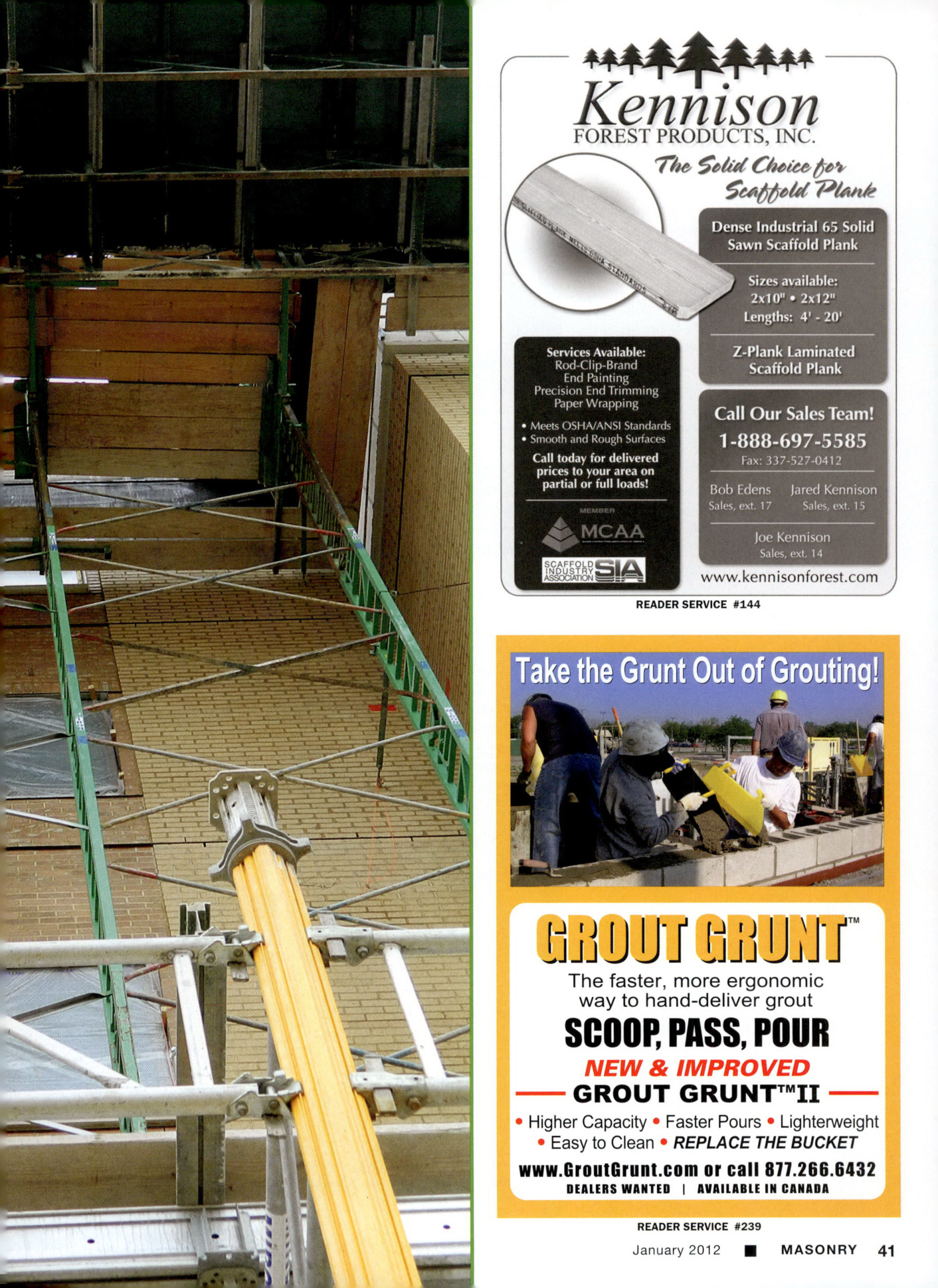 Masonry Magazine January 2012 Page. 43