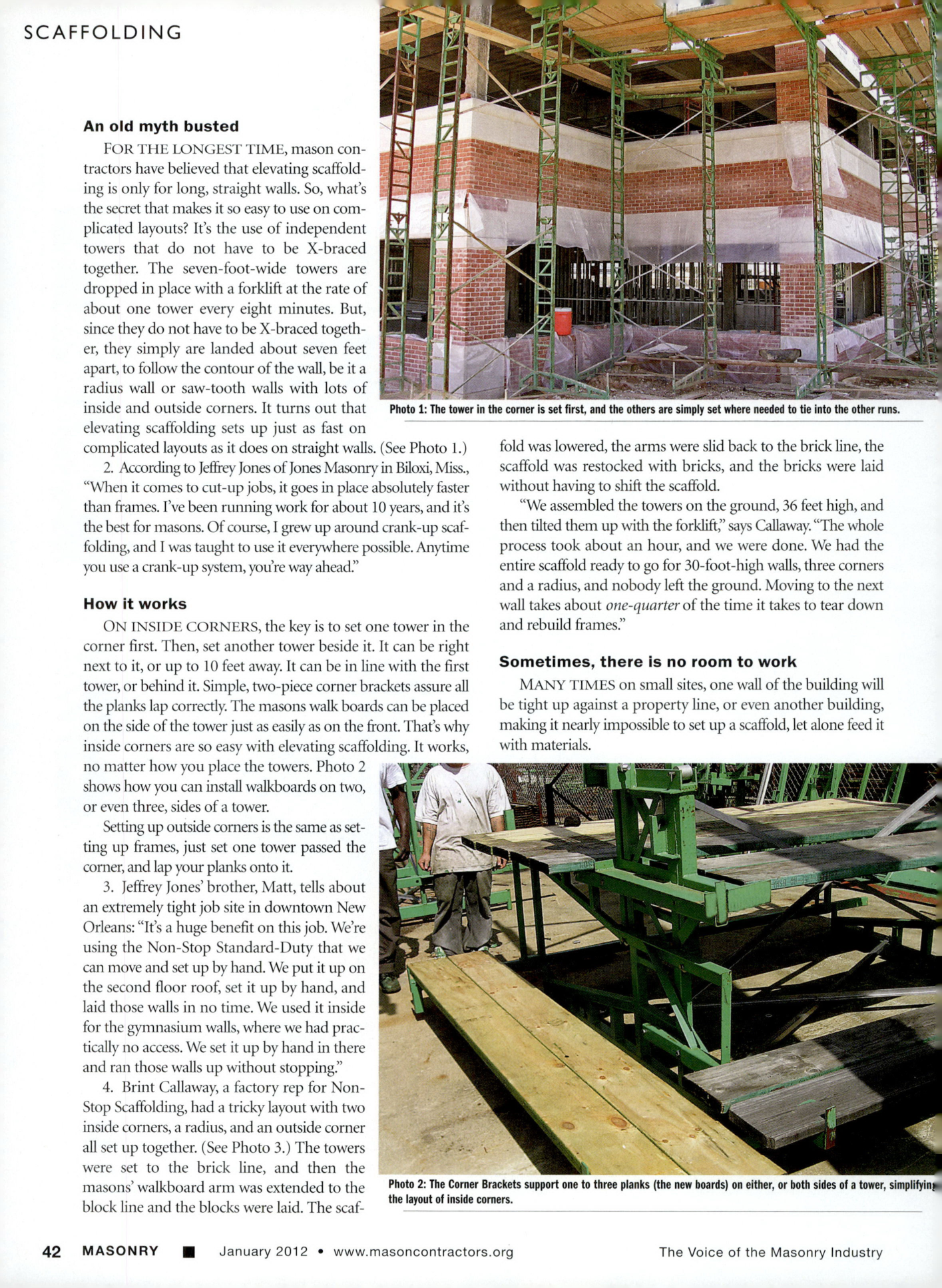 Masonry Magazine January 2012 Page. 44