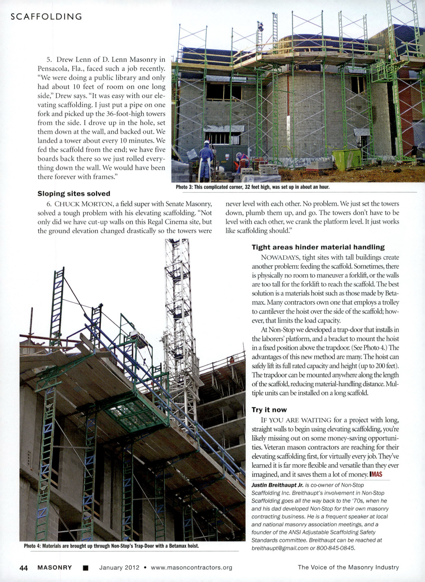 Masonry Magazine January 2012 Page. 46