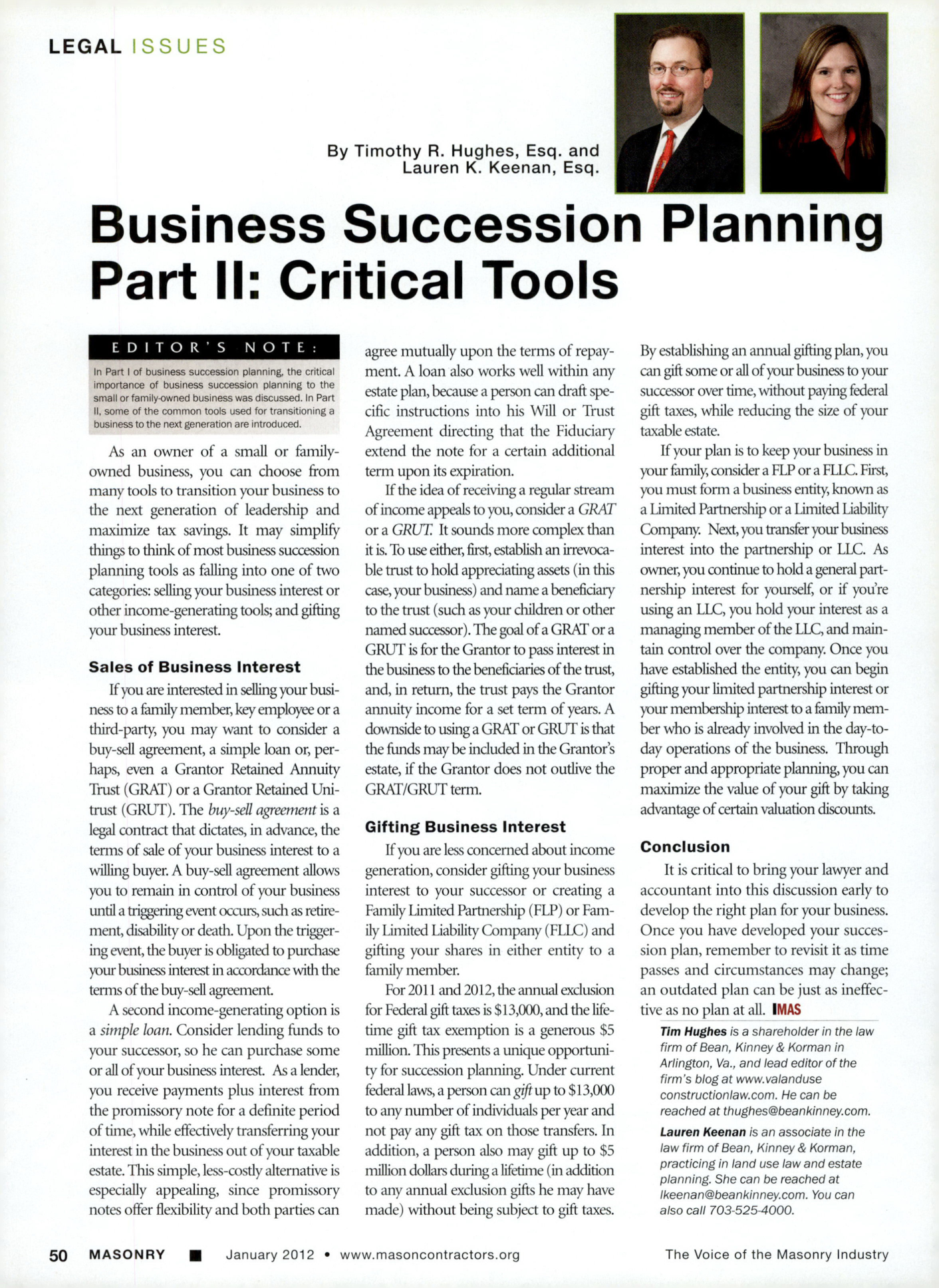 Masonry Magazine January 2012 Page. 52