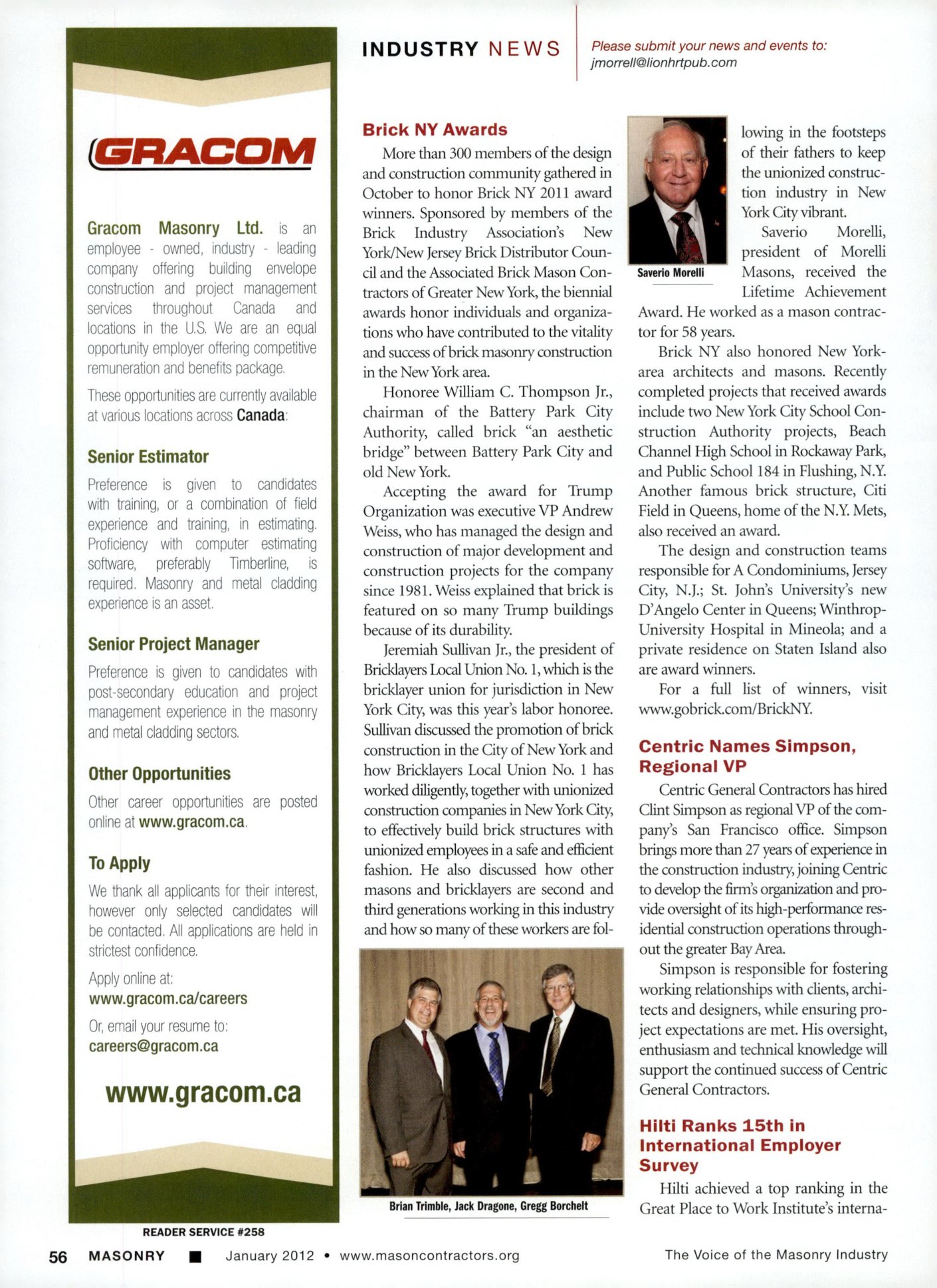 Masonry Magazine January 2012 Page. 58