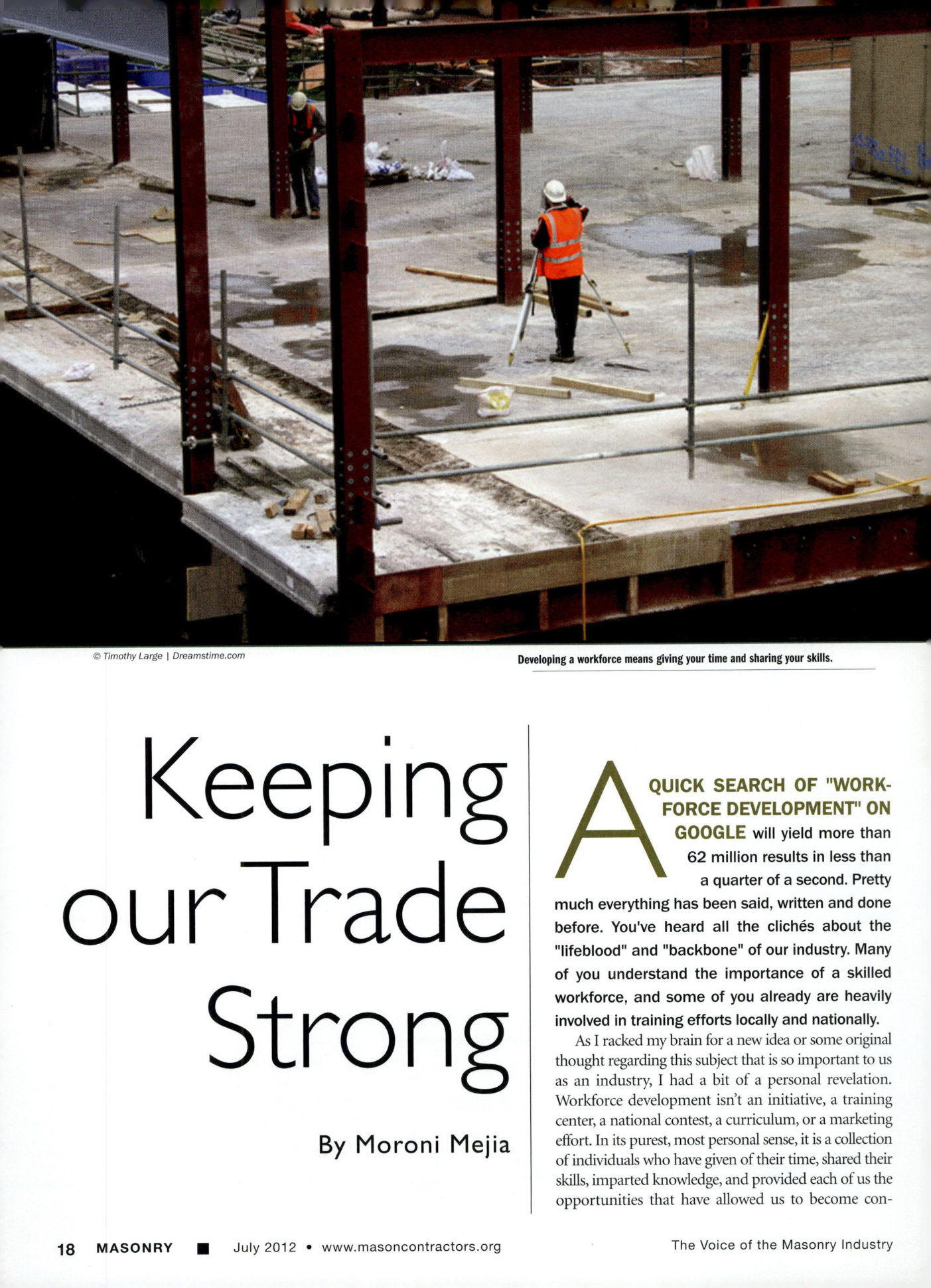 Masonry Magazine July 2012 Page. 20