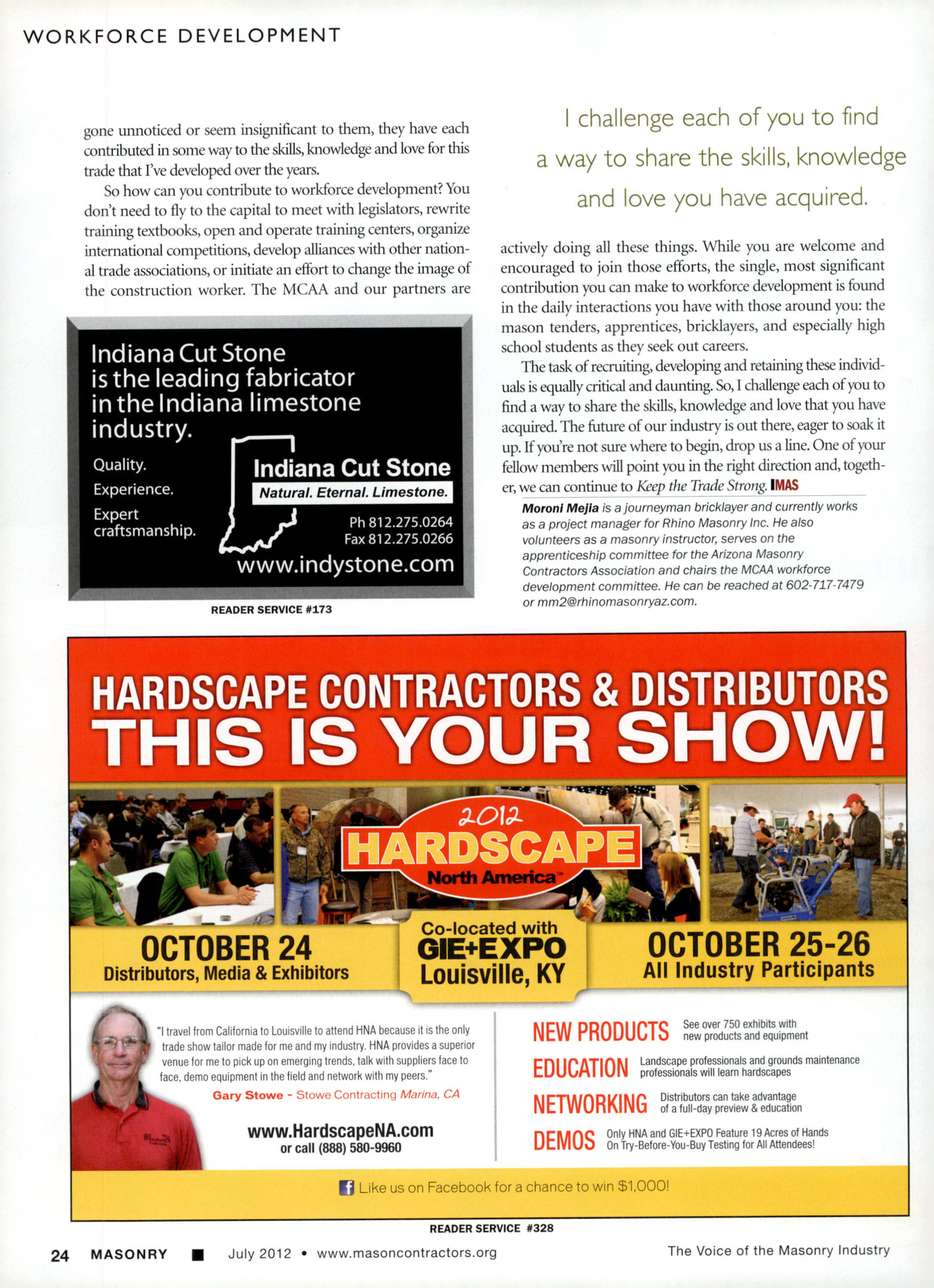 Masonry Magazine July 2012 Page. 26